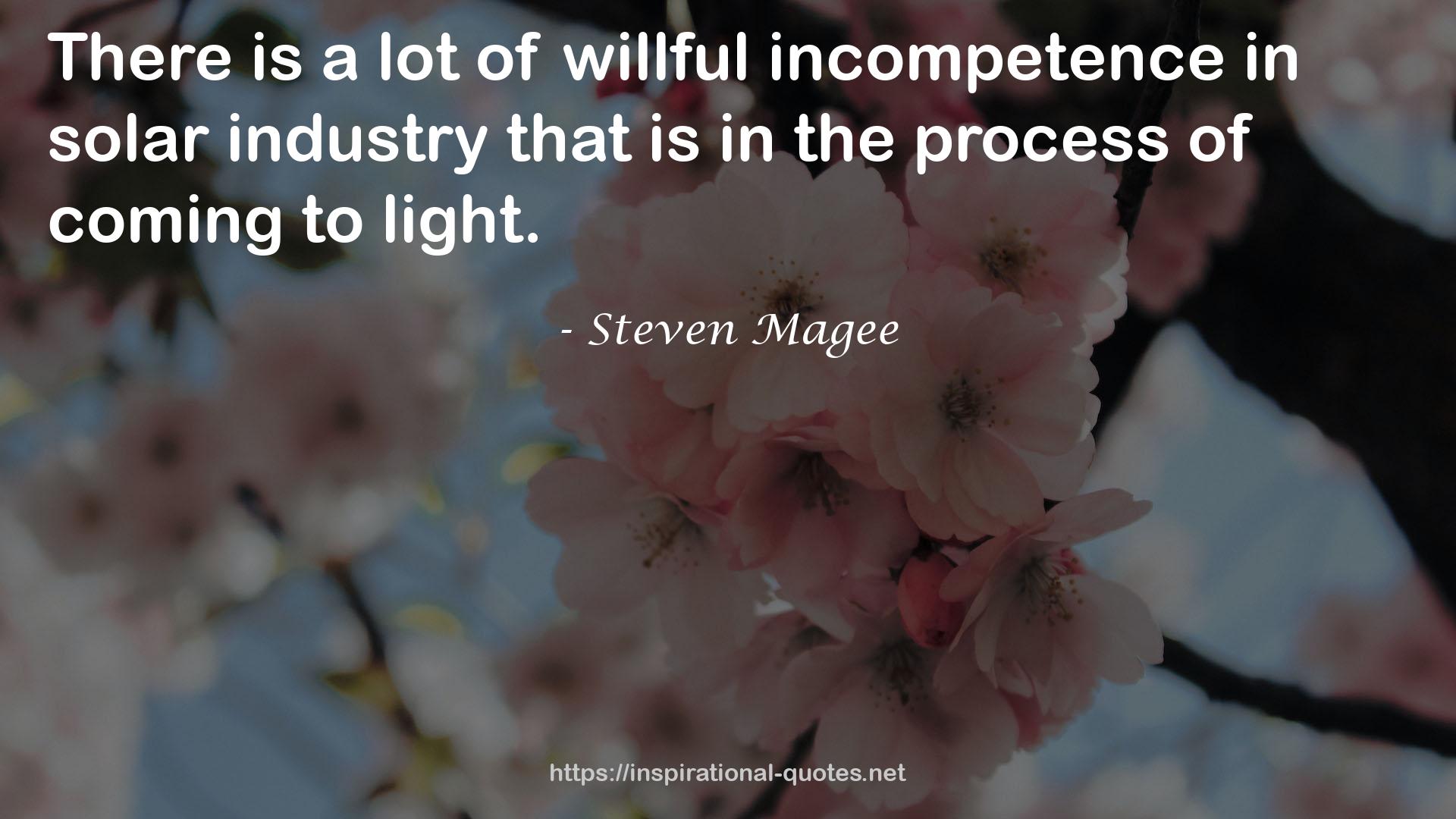 willful incompetence  QUOTES