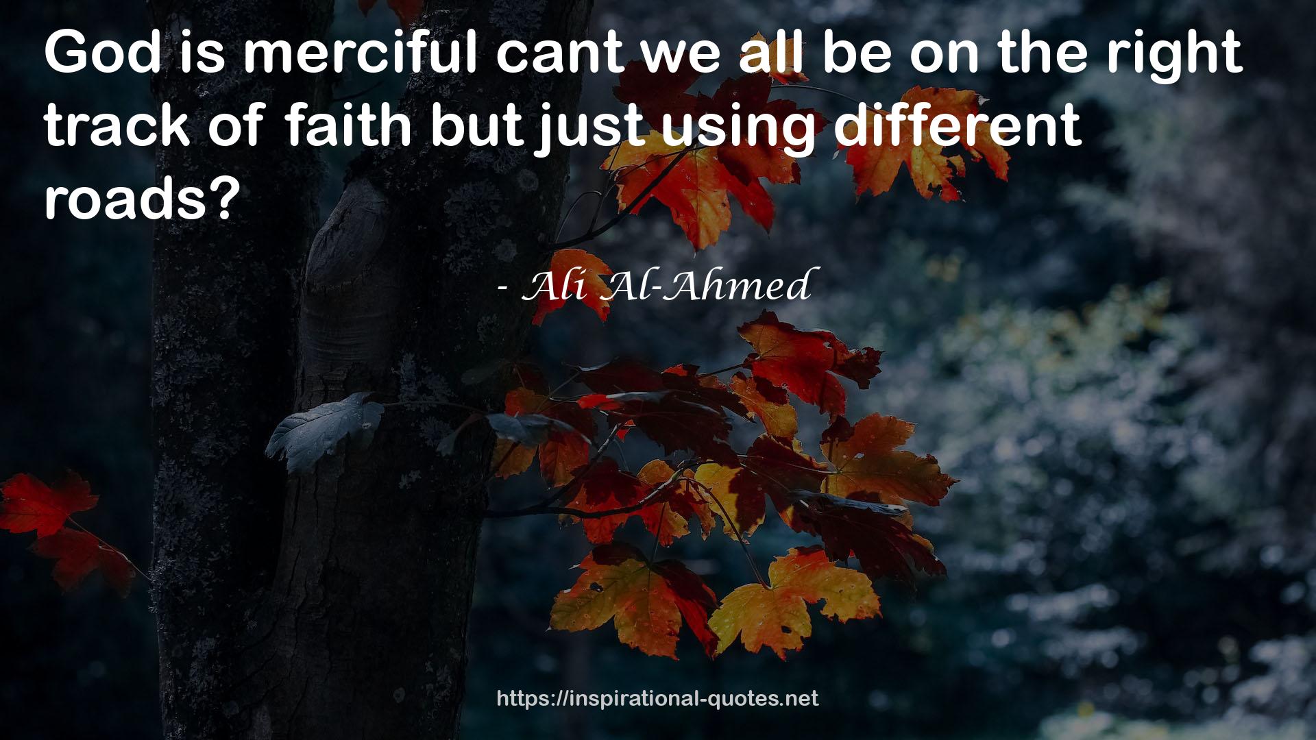 Ali Al-Ahmed QUOTES