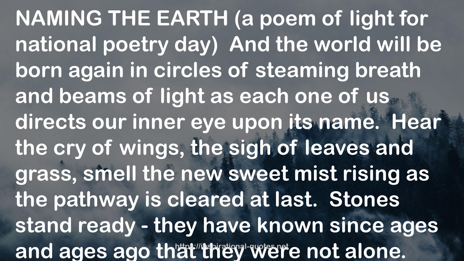 EARTH(a  QUOTES