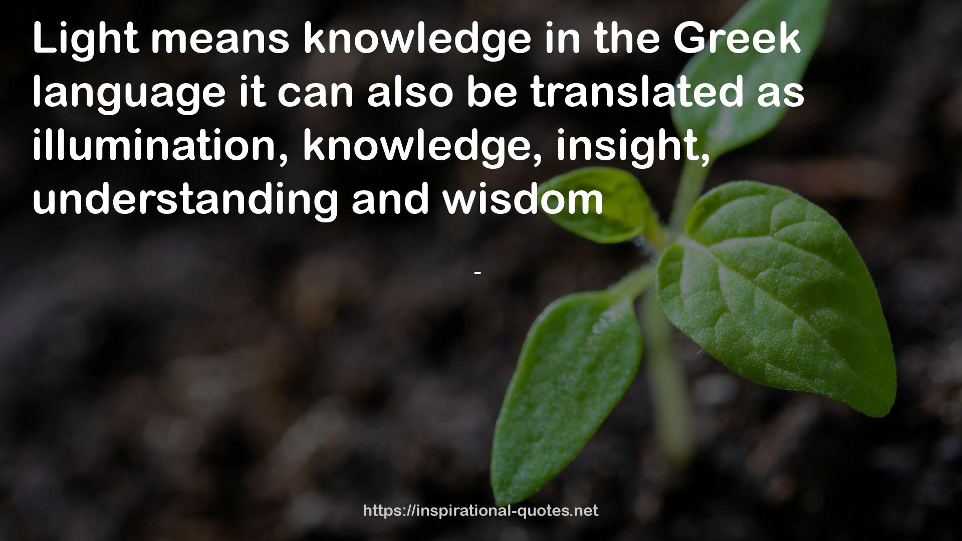 the Greek language  QUOTES