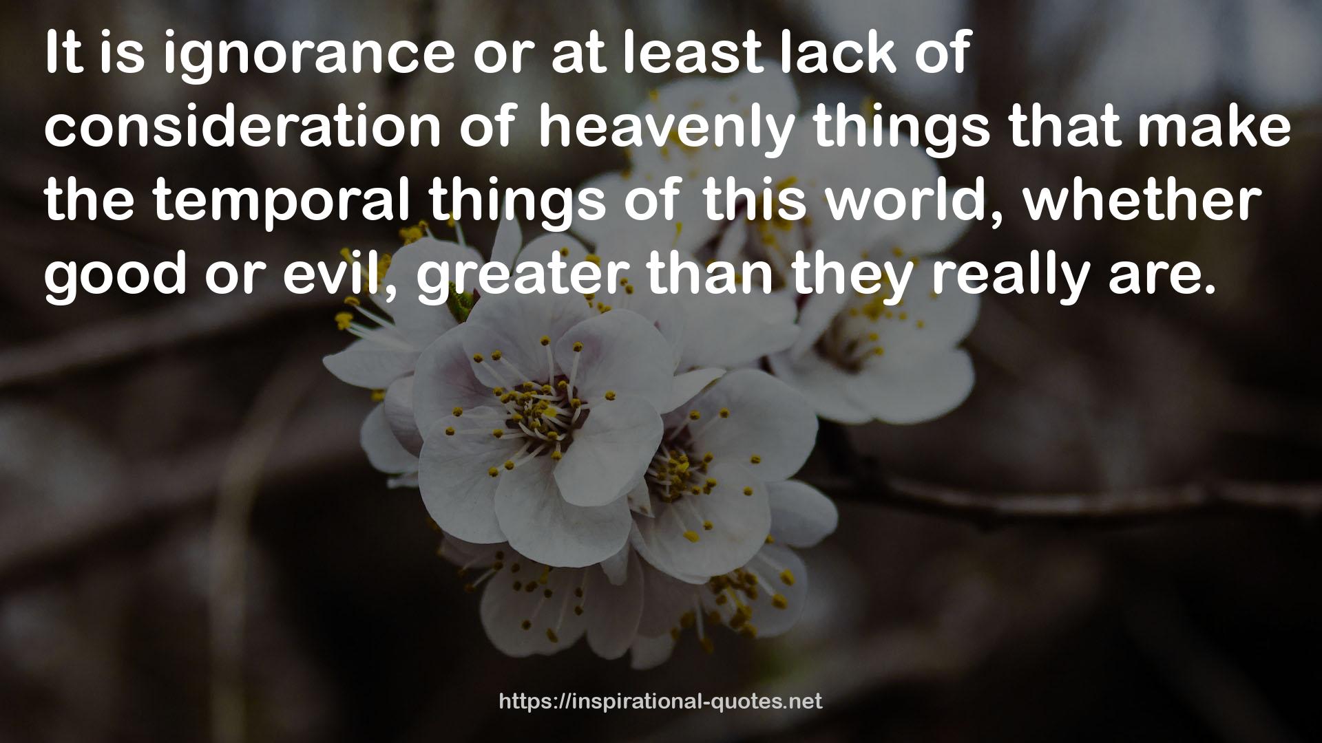 heavenly things  QUOTES
