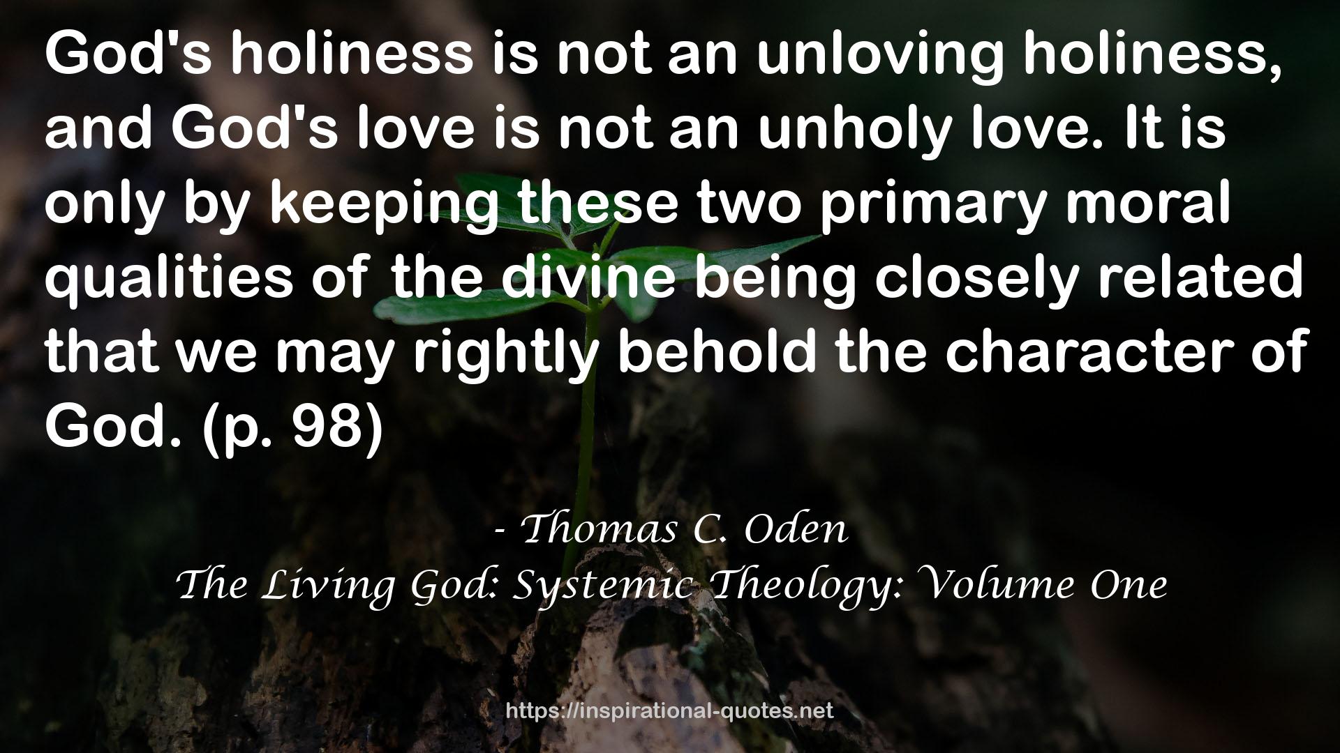 Thomas C. Oden QUOTES