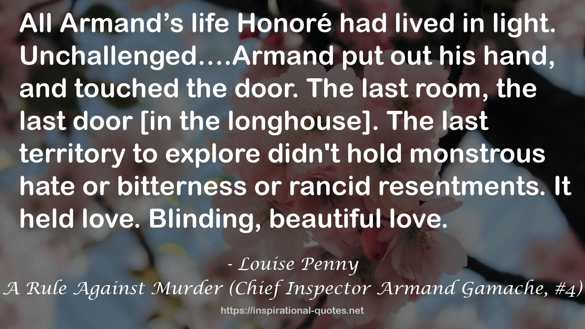 A Rule Against Murder (Chief Inspector Armand Gamache, #4) QUOTES