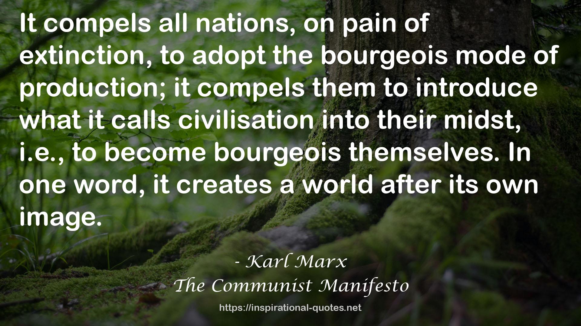 The Communist Manifesto QUOTES