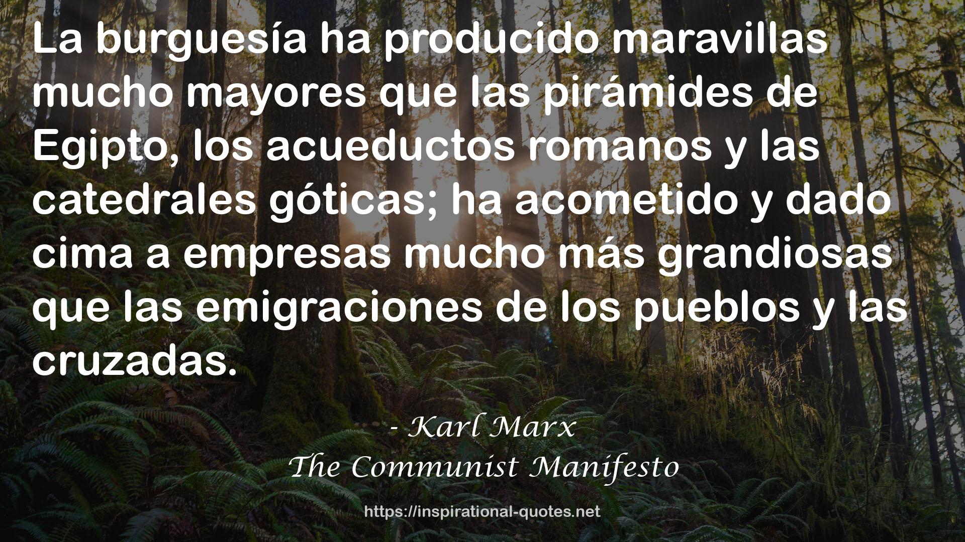 The Communist Manifesto QUOTES