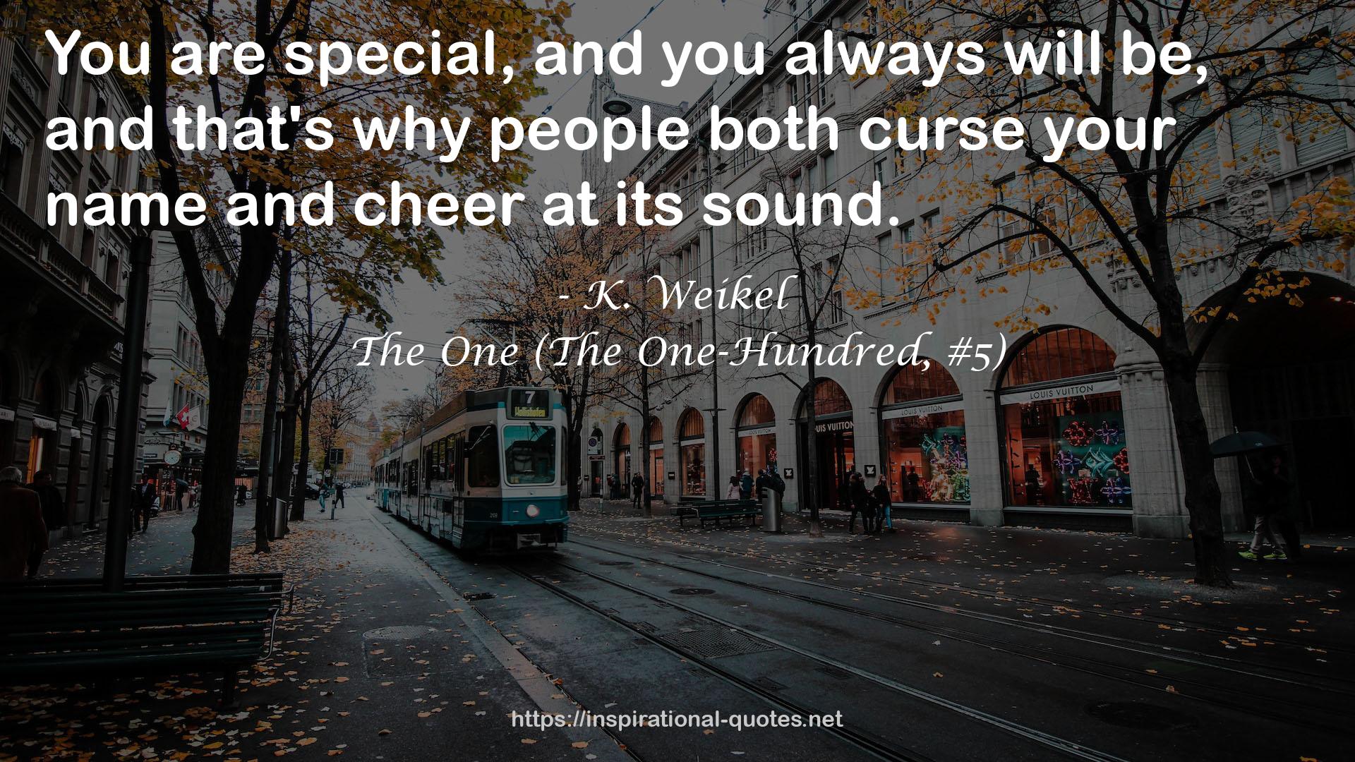 The One (The One-Hundred, #5) QUOTES