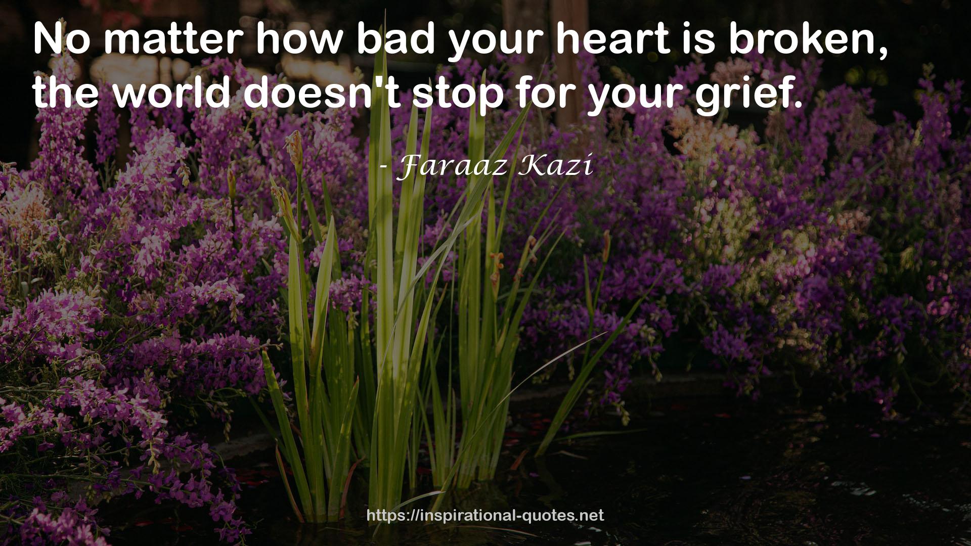 Faraaz Kazi QUOTES