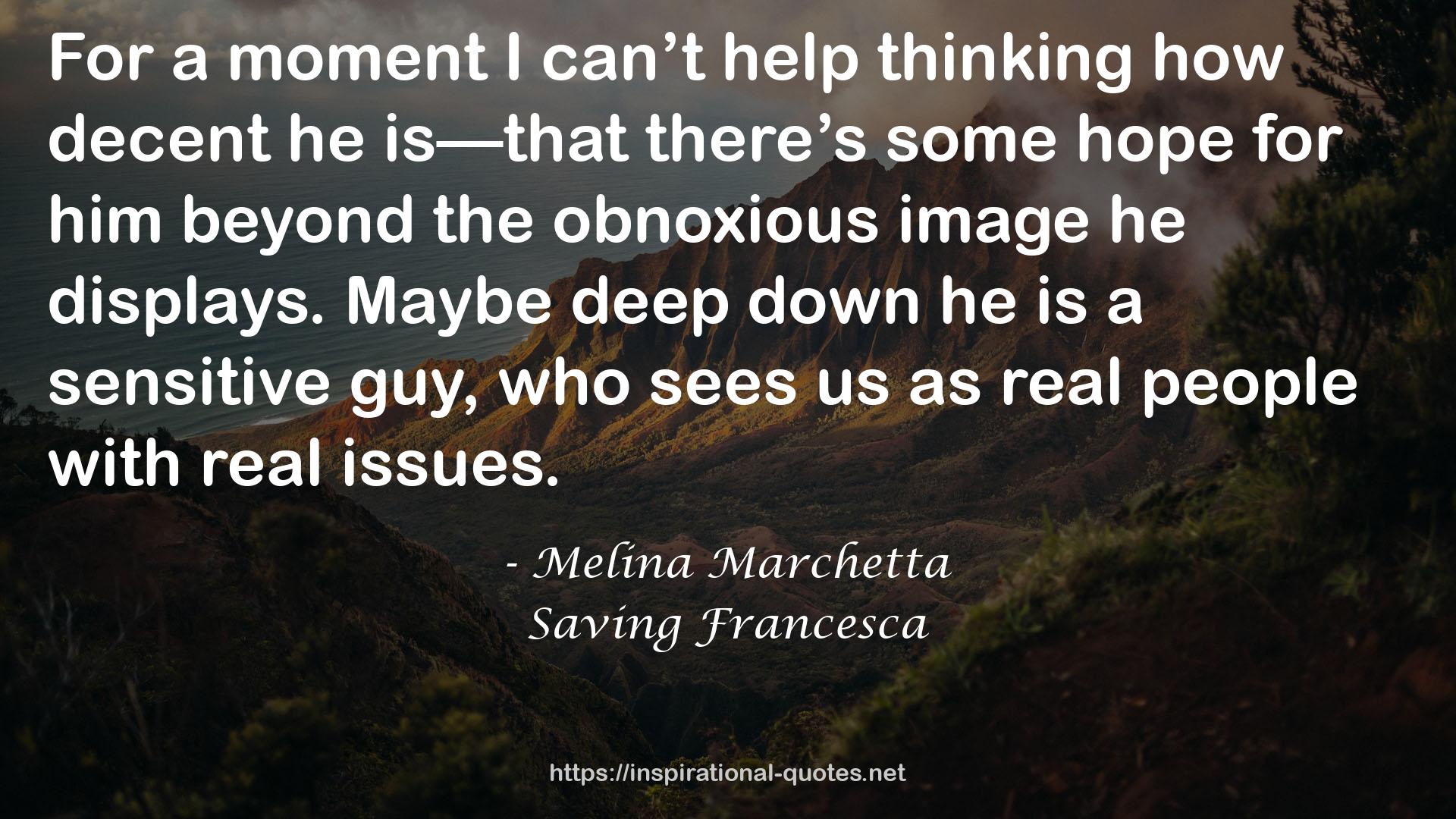 Saving Francesca QUOTES