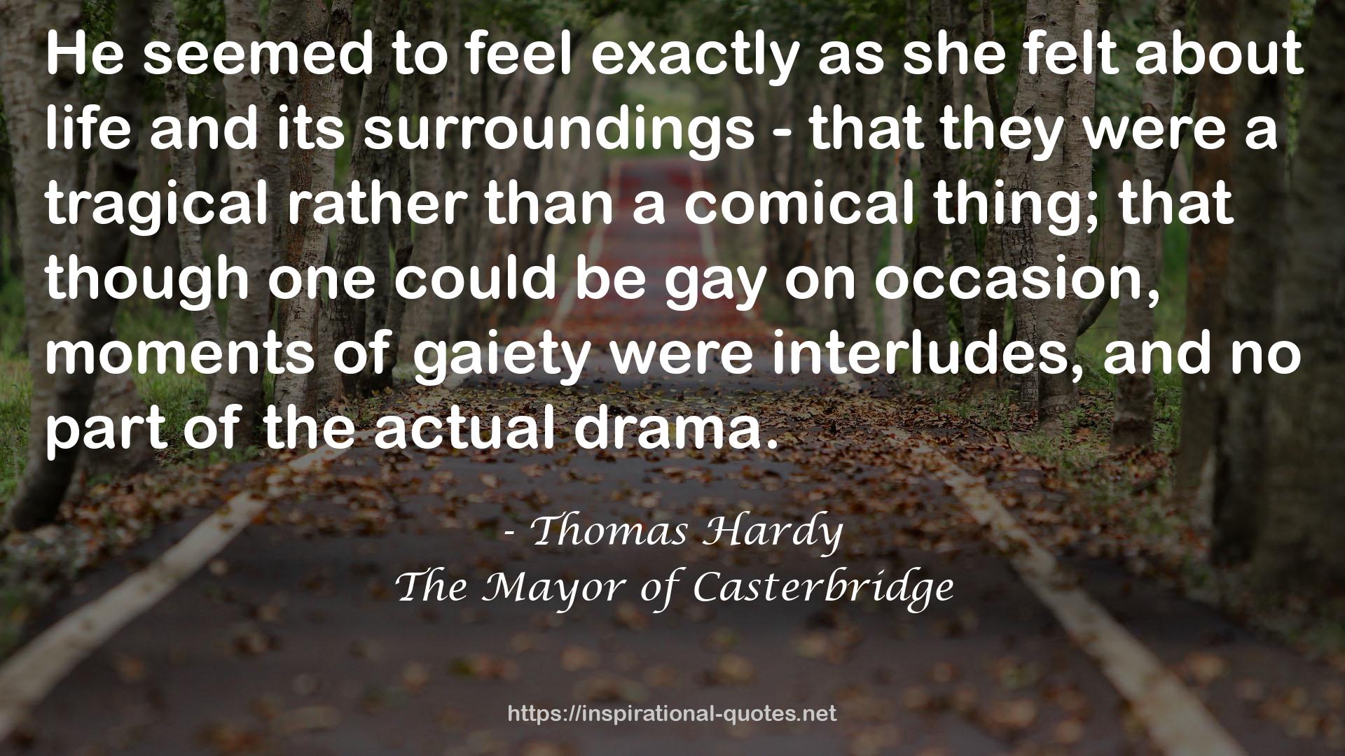 The Mayor of Casterbridge QUOTES