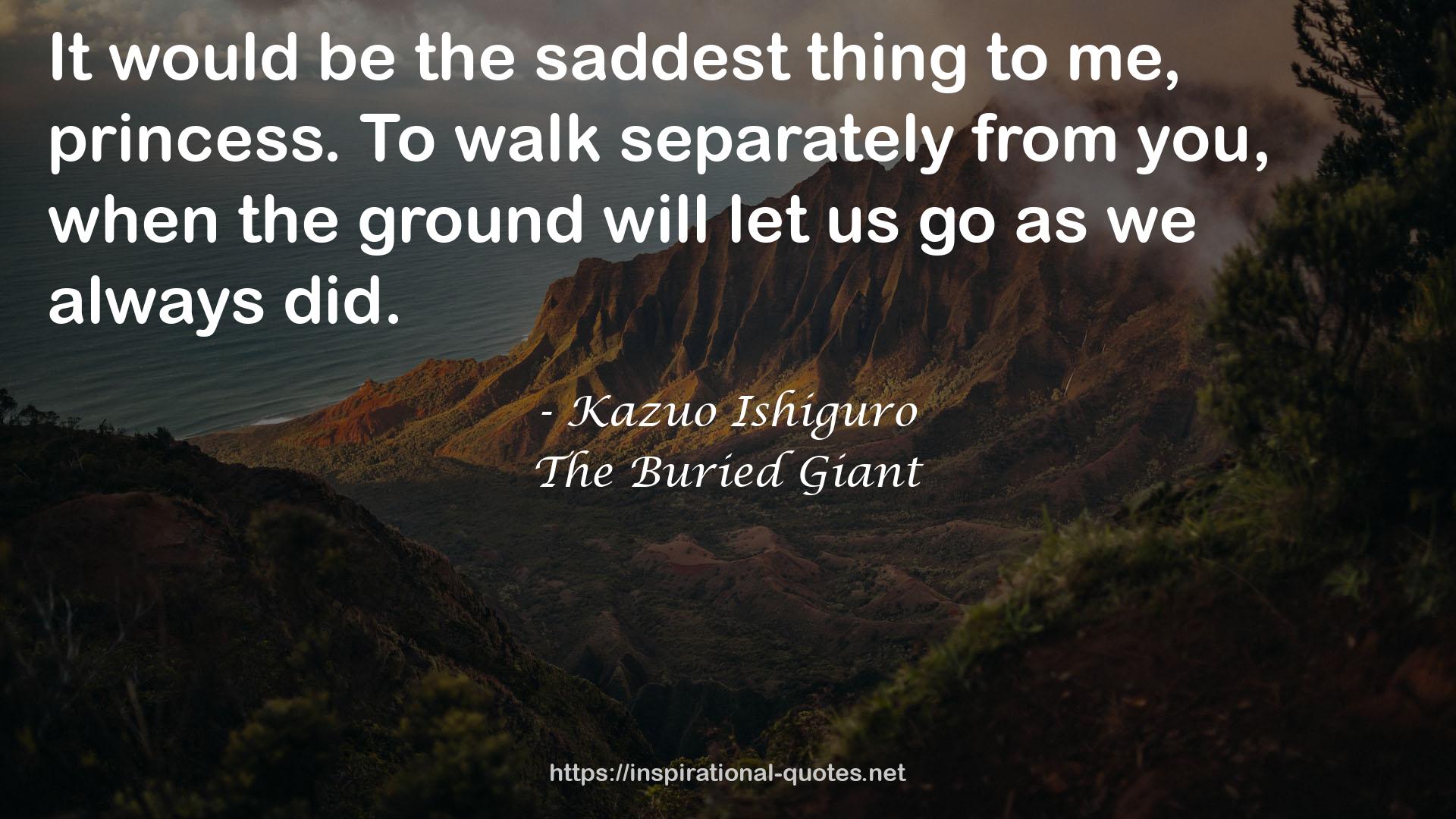 The Buried Giant QUOTES