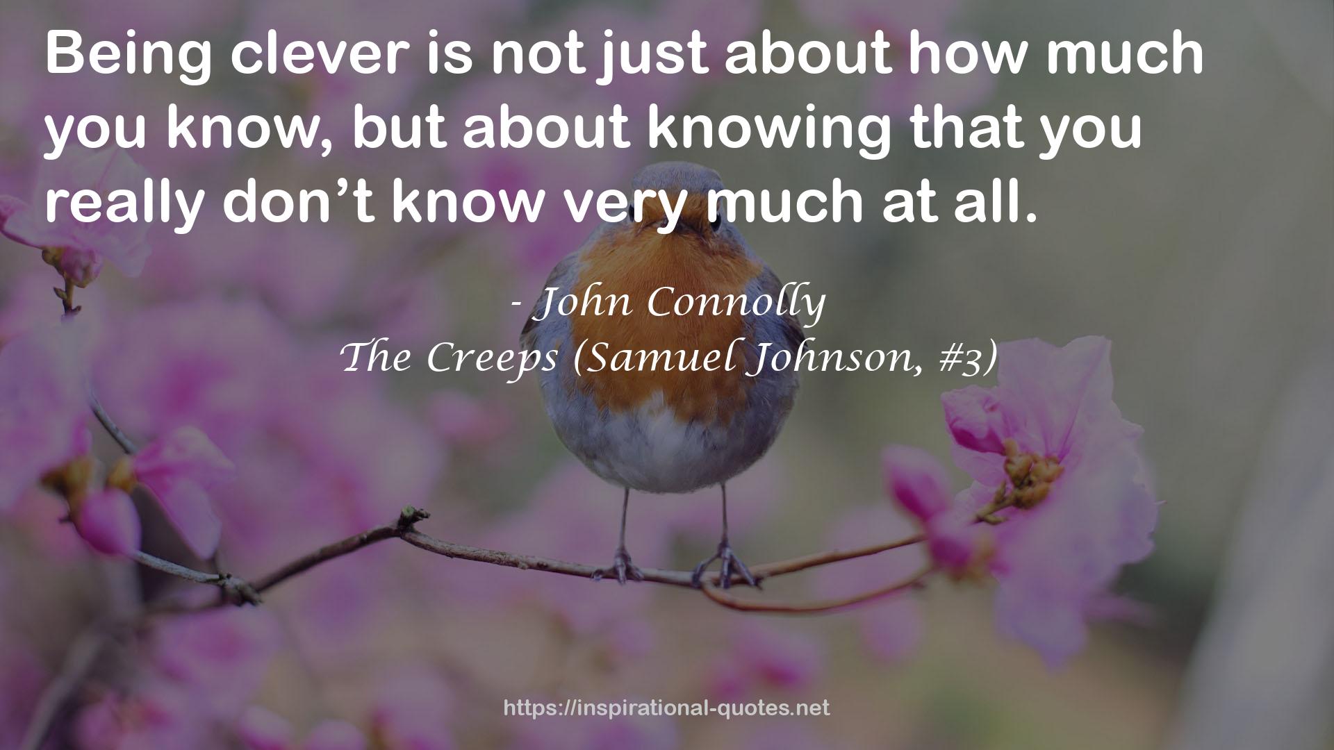 The Creeps (Samuel Johnson, #3) QUOTES