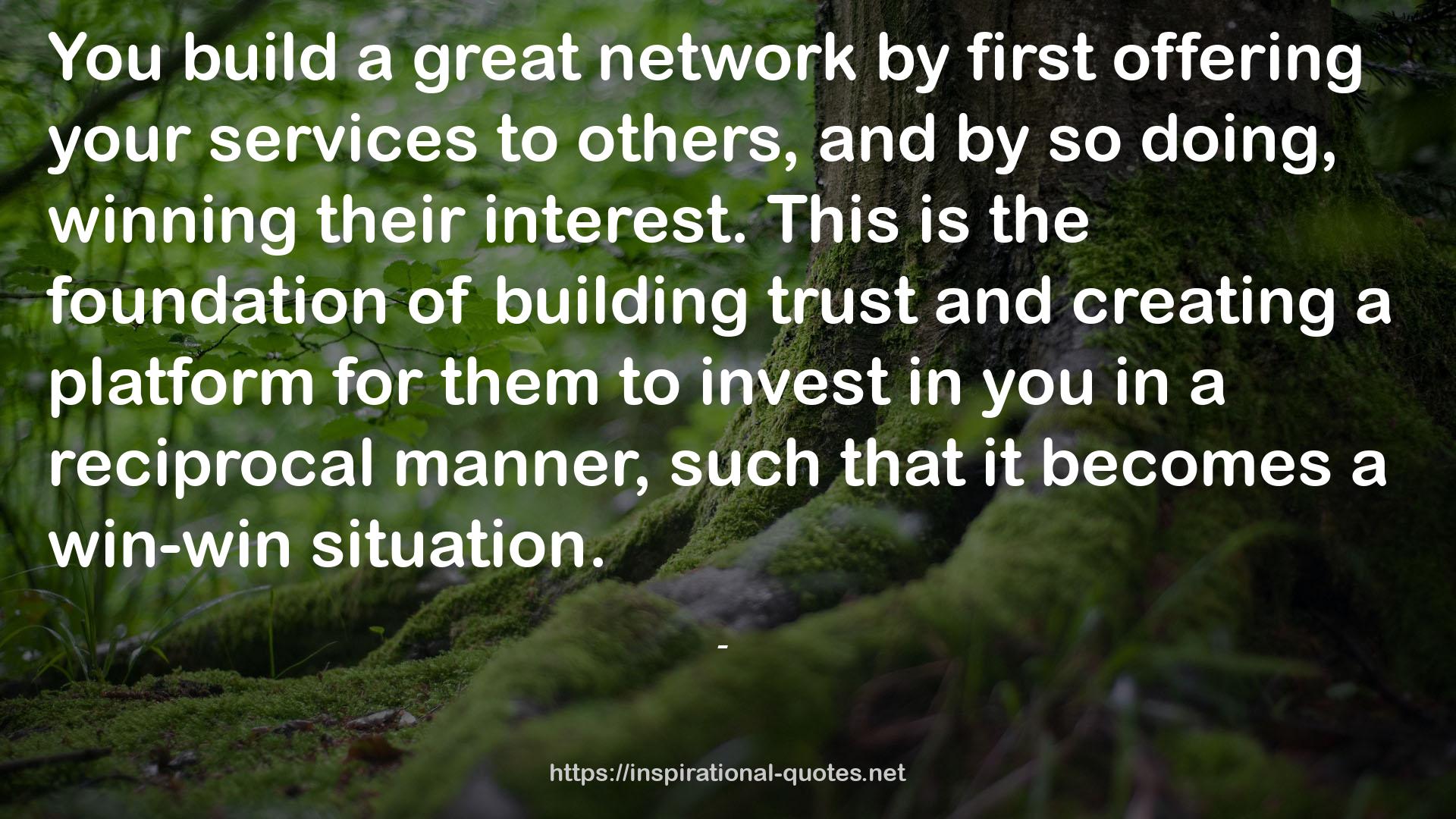 a great network  QUOTES