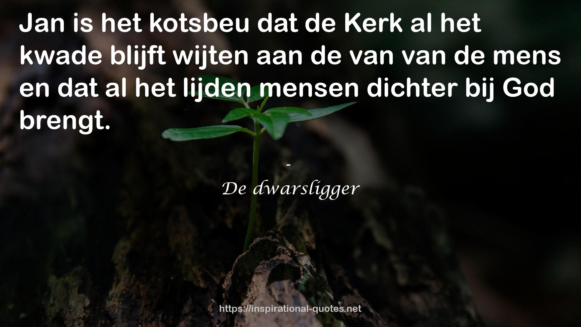 De dwarsligger QUOTES