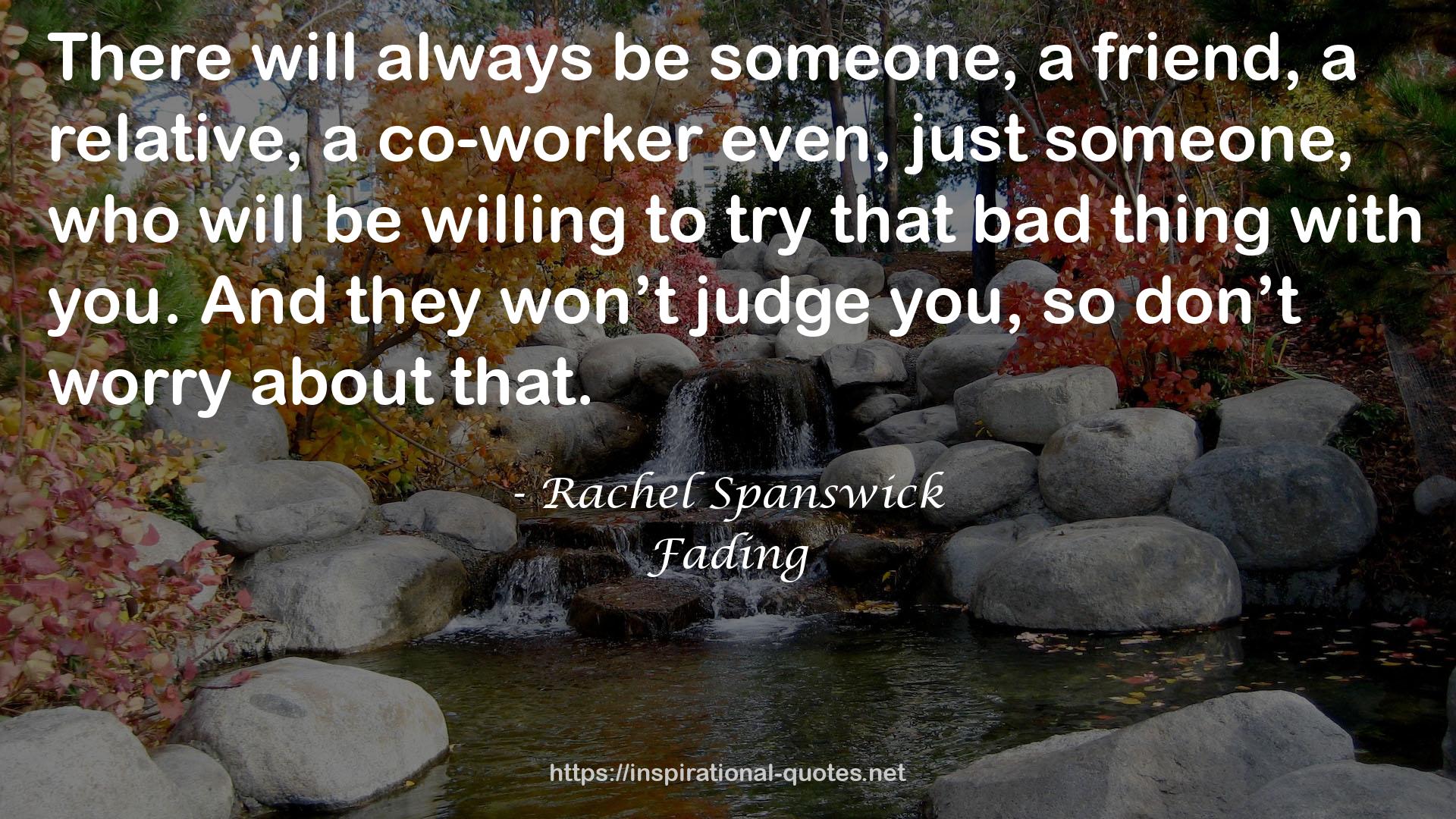 Rachel Spanswick QUOTES