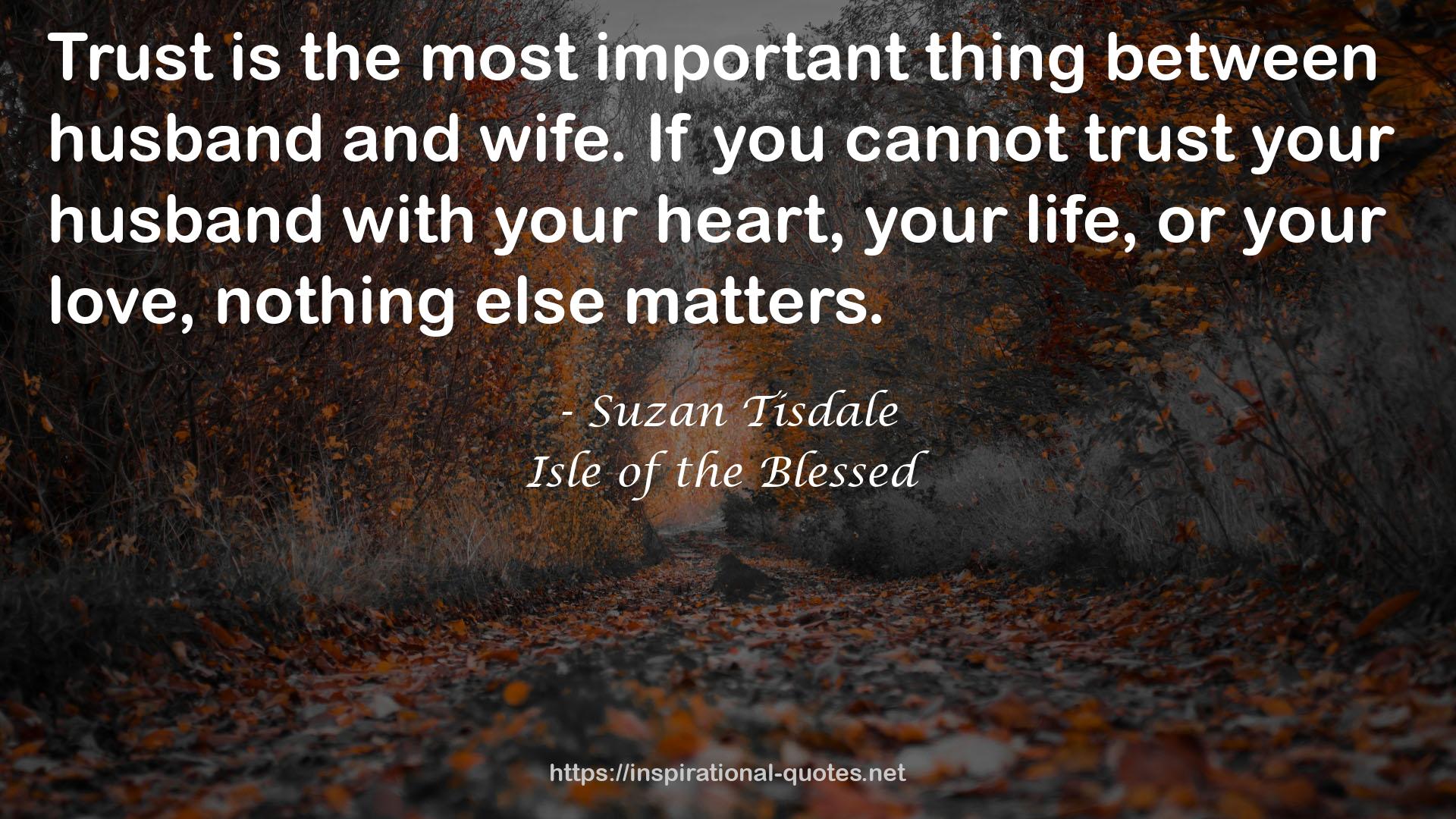 Suzan Tisdale QUOTES