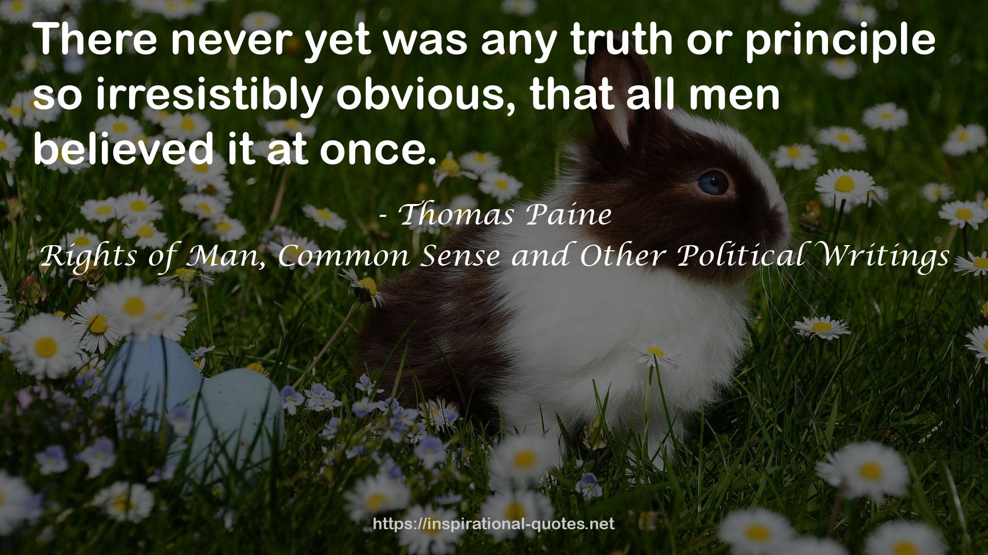 Rights of Man, Common Sense and Other Political Writings QUOTES