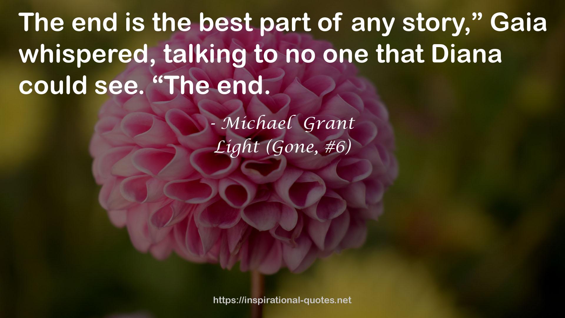 Light (Gone, #6) QUOTES