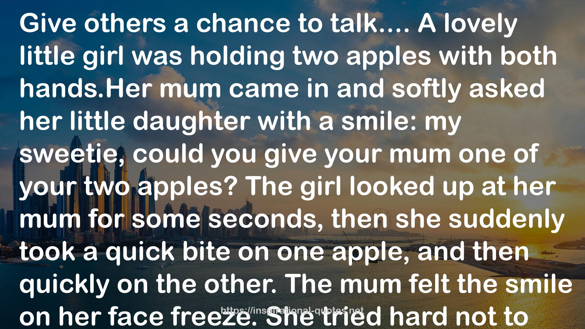 two apples  QUOTES