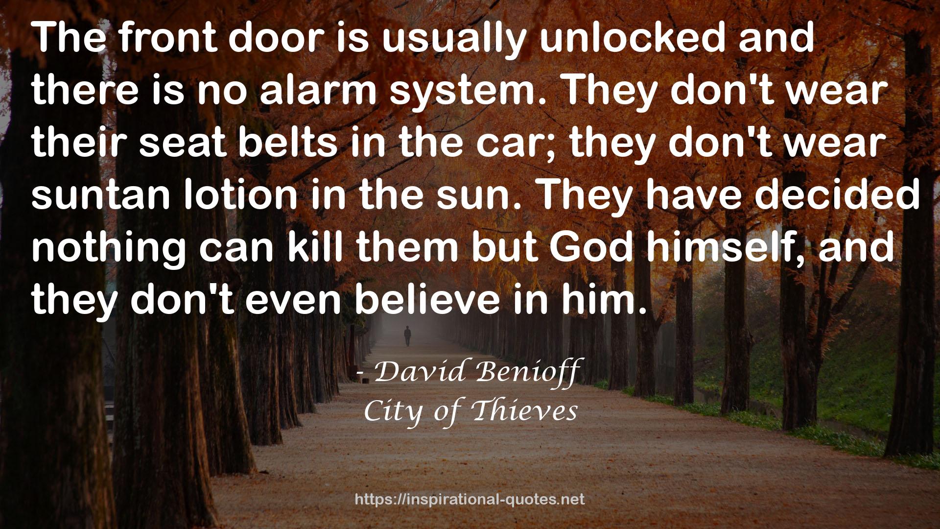 City of Thieves QUOTES