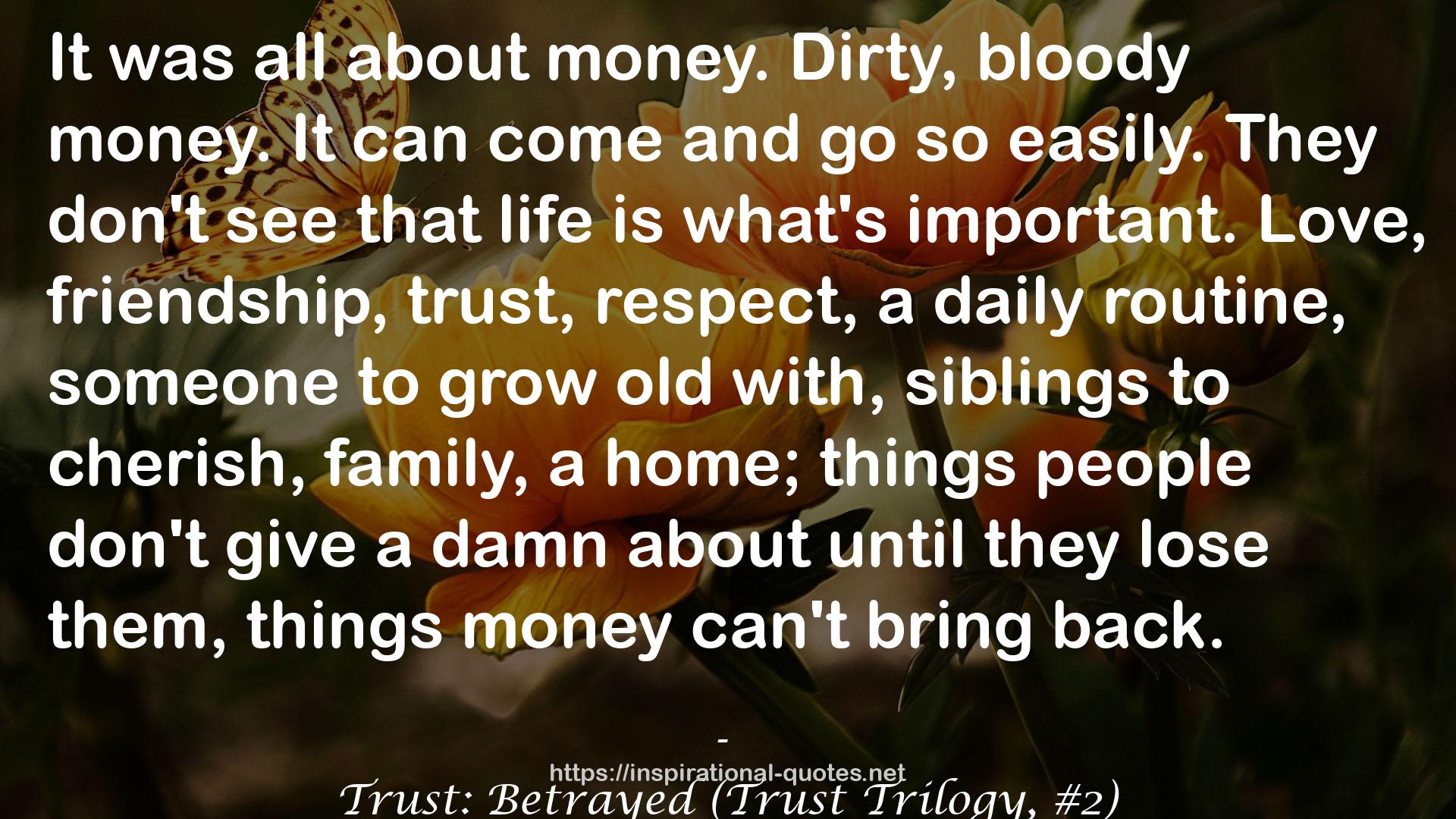 THINGS MONEY  QUOTES