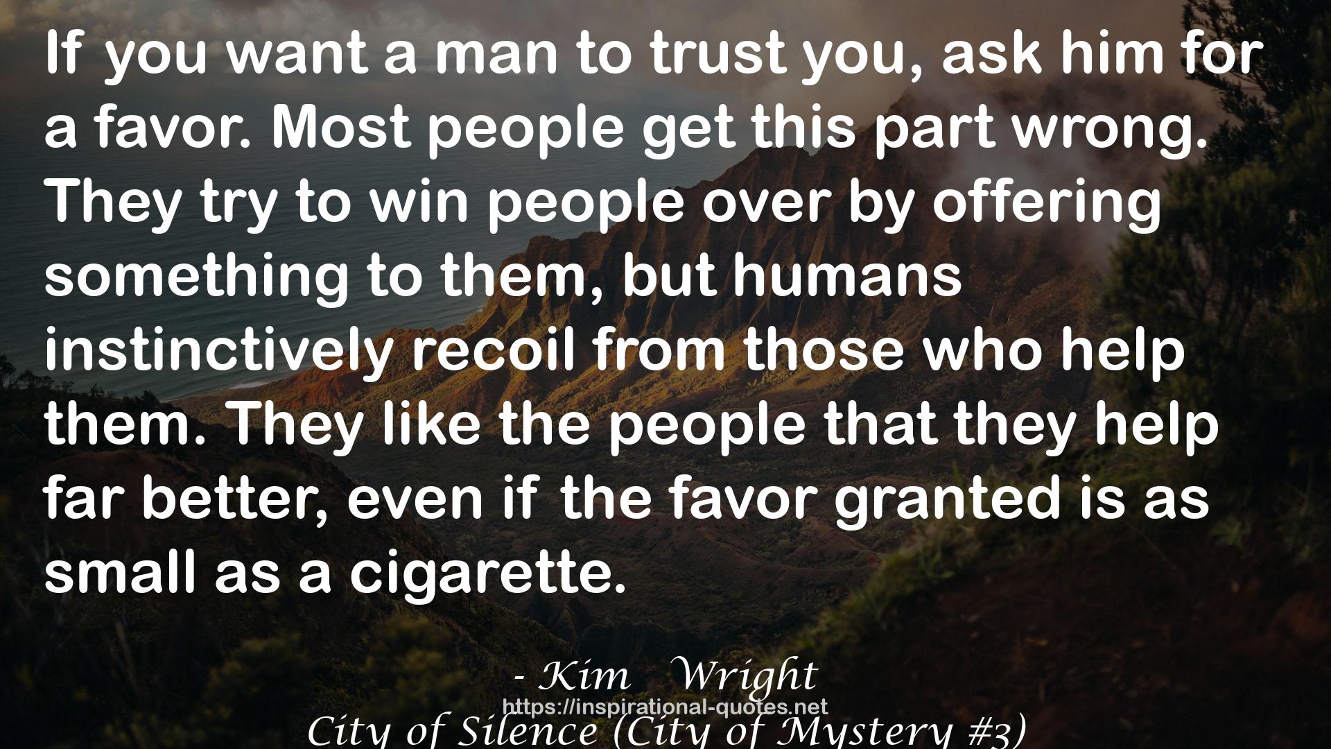 City of Silence (City of Mystery #3) QUOTES