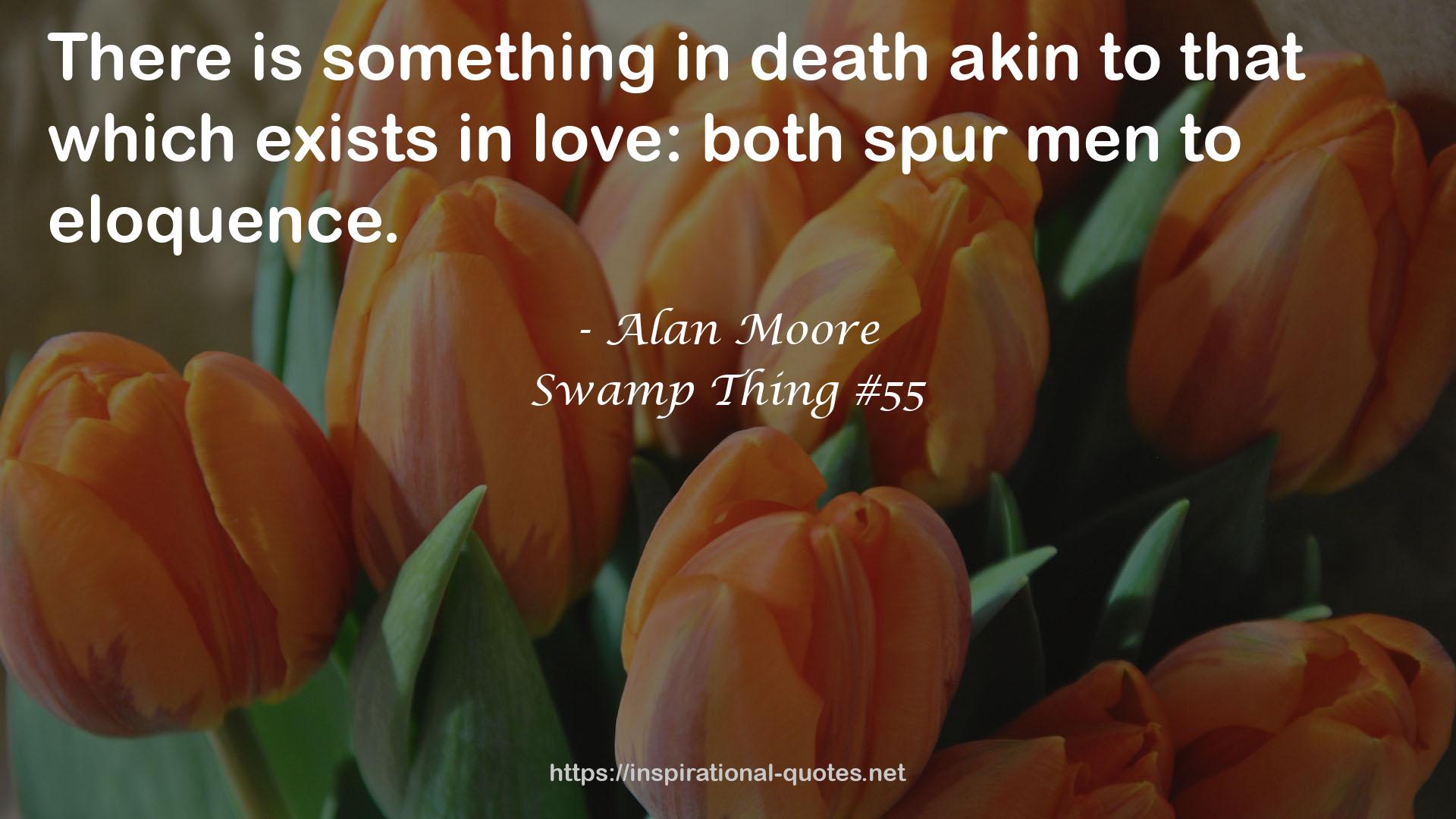 Swamp Thing #55 QUOTES