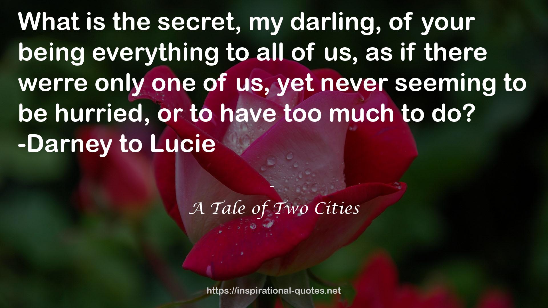 A Tale of Two Cities QUOTES