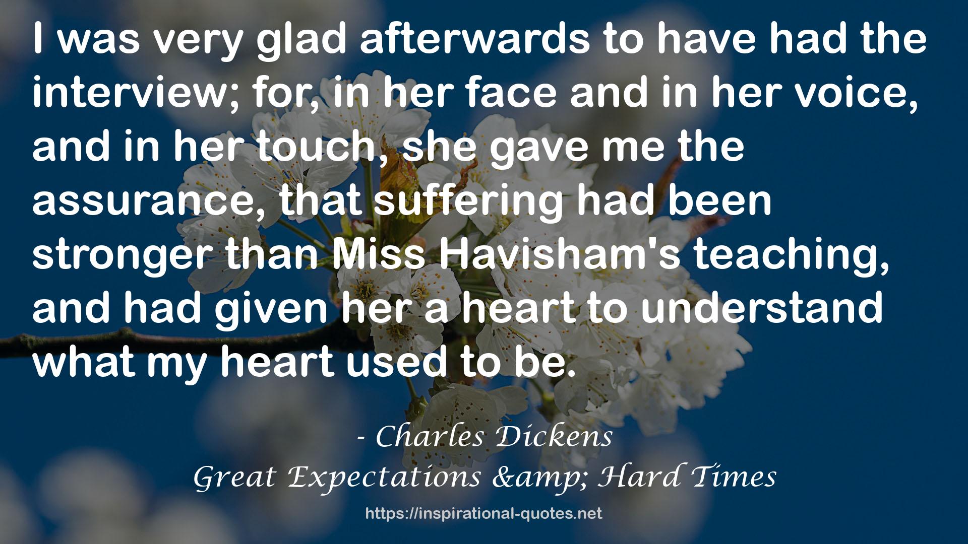 Great Expectations & Hard Times QUOTES