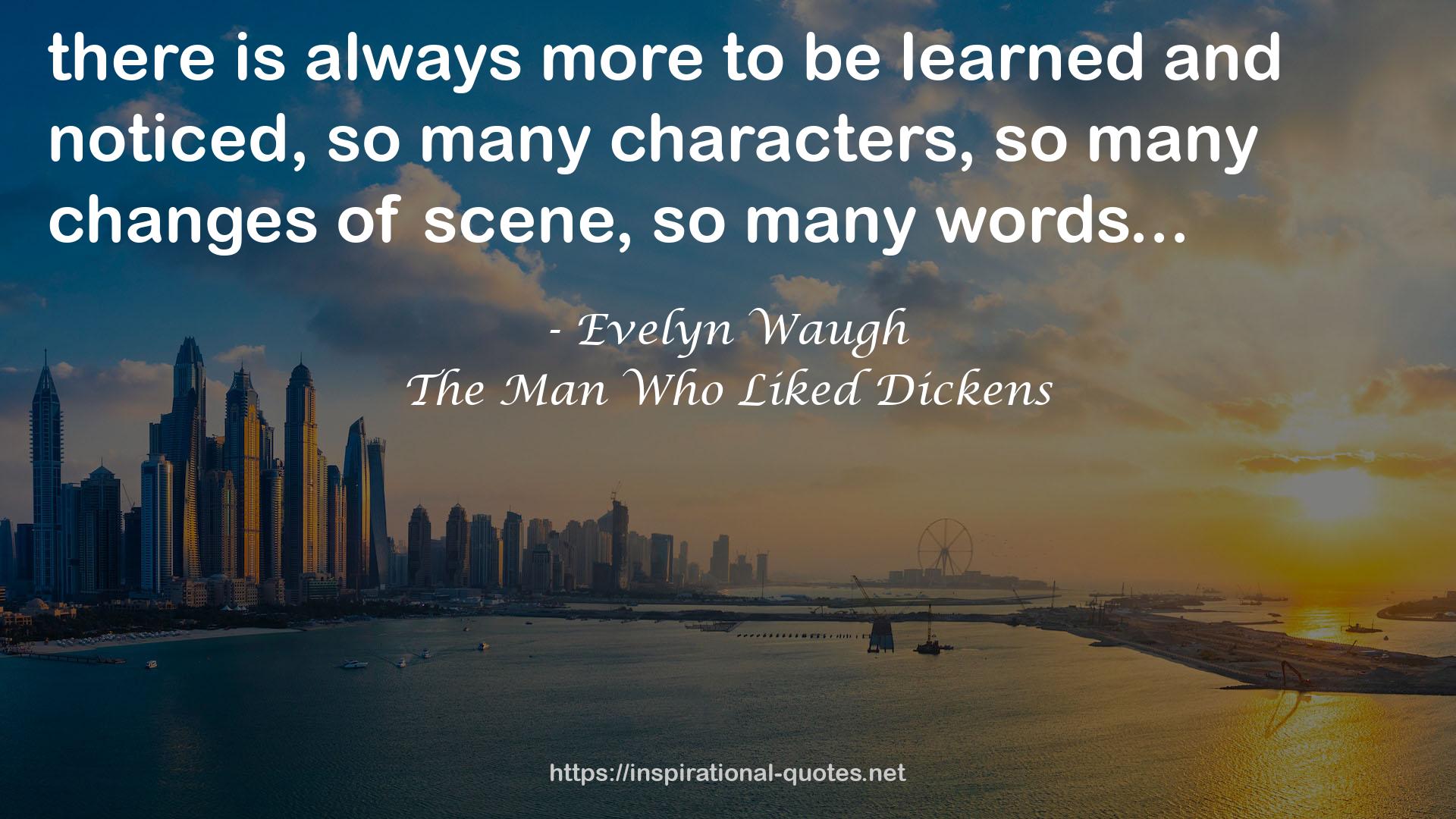The Man Who Liked Dickens QUOTES