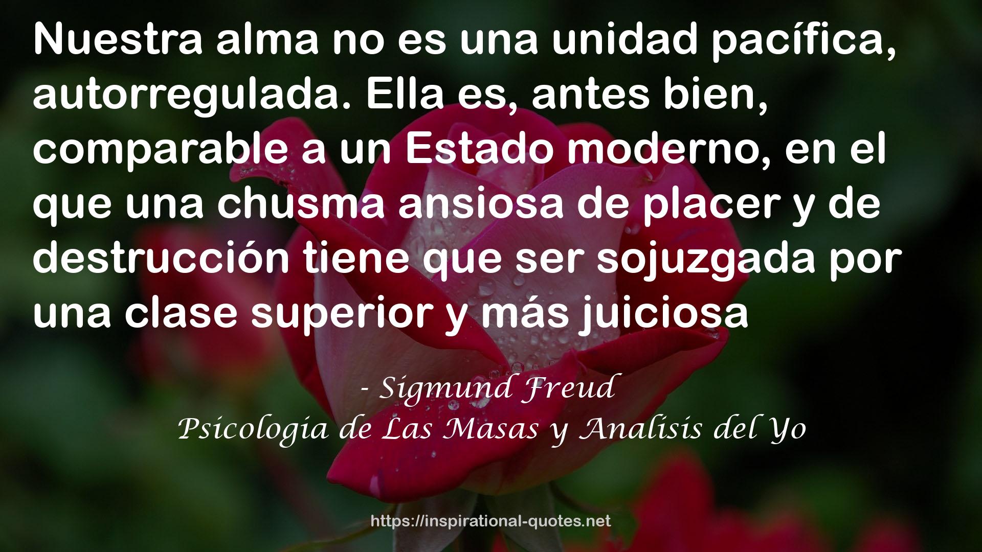 Psicologia de Las Masas y Analisis del Yo QUOTES