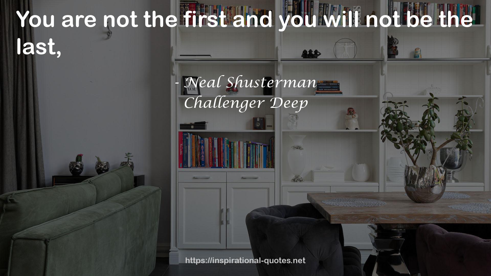 Challenger Deep QUOTES