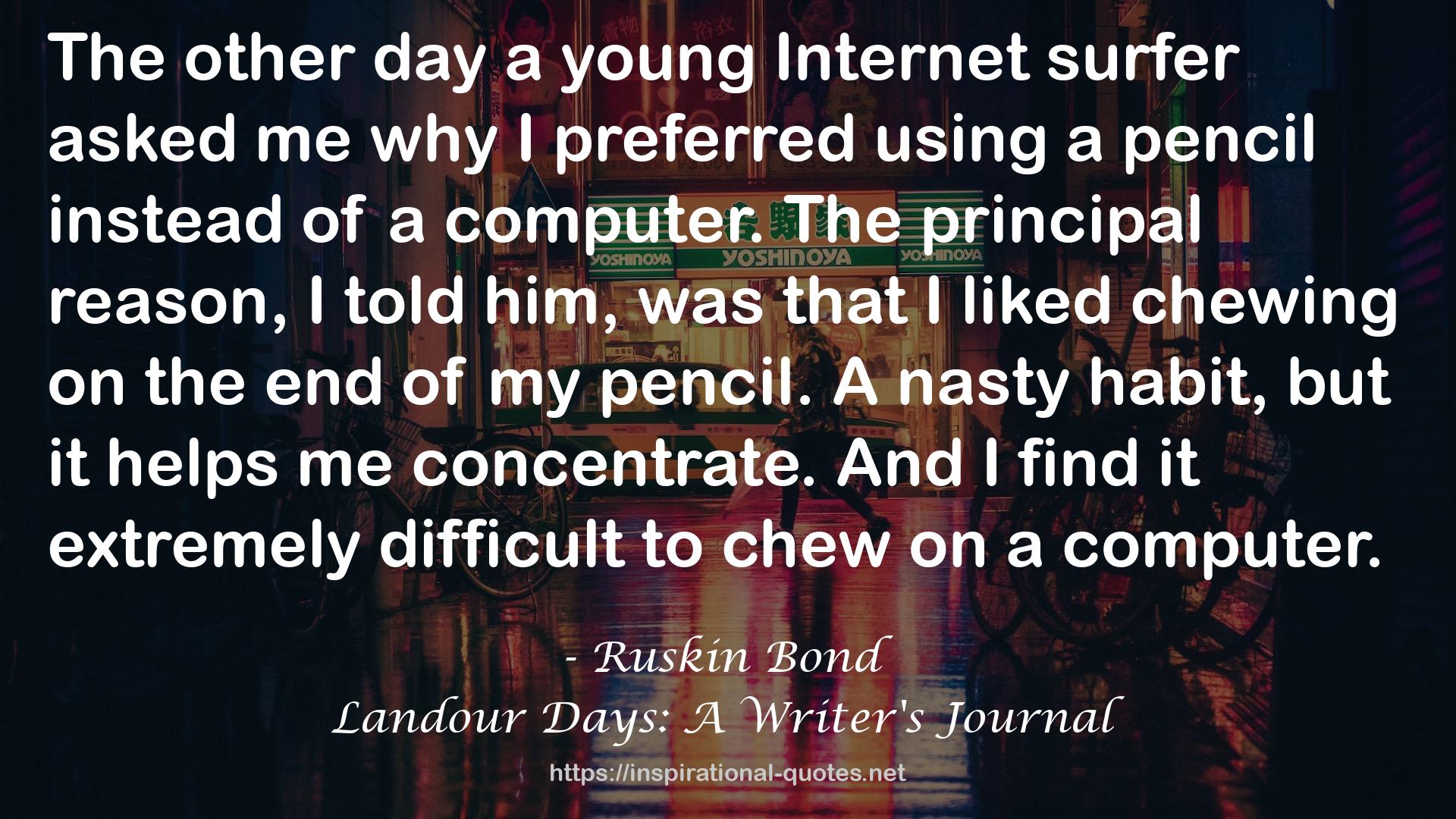 Landour Days: A Writer's Journal QUOTES