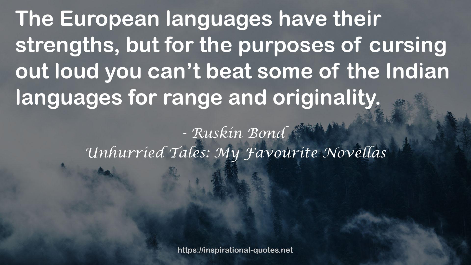 Unhurried Tales: My Favourite Novellas QUOTES