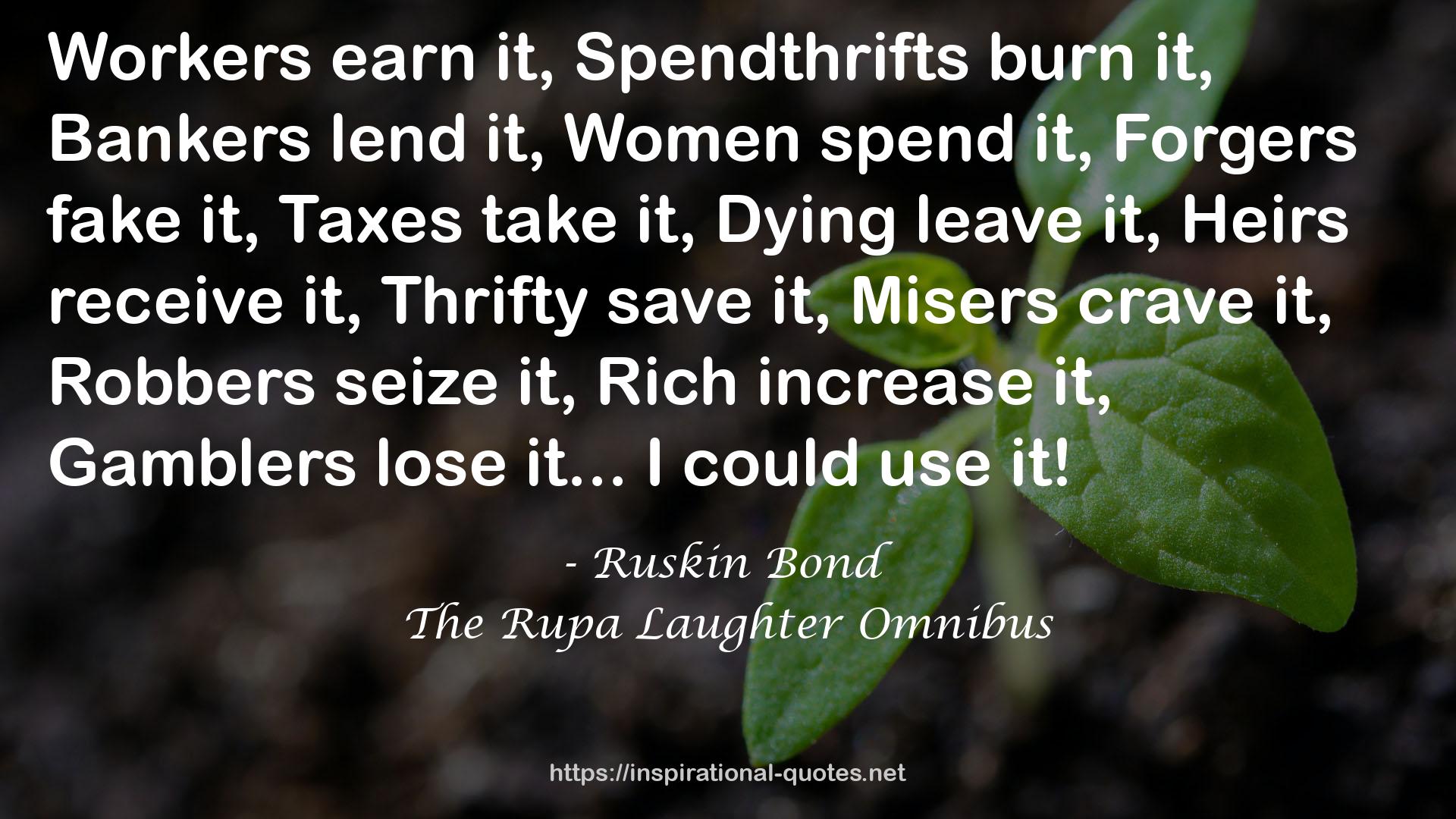 The Rupa Laughter Omnibus QUOTES