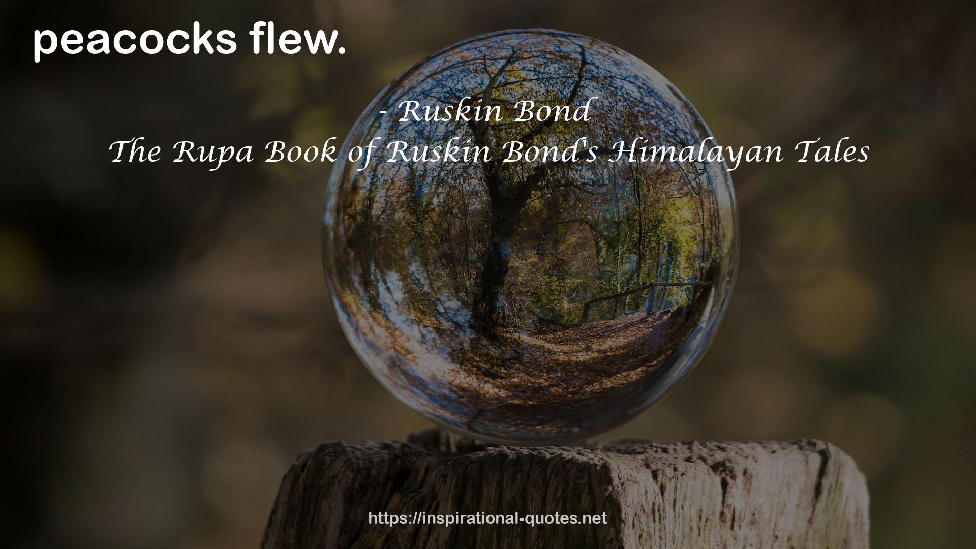 The Rupa Book of Ruskin Bond's Himalayan Tales QUOTES