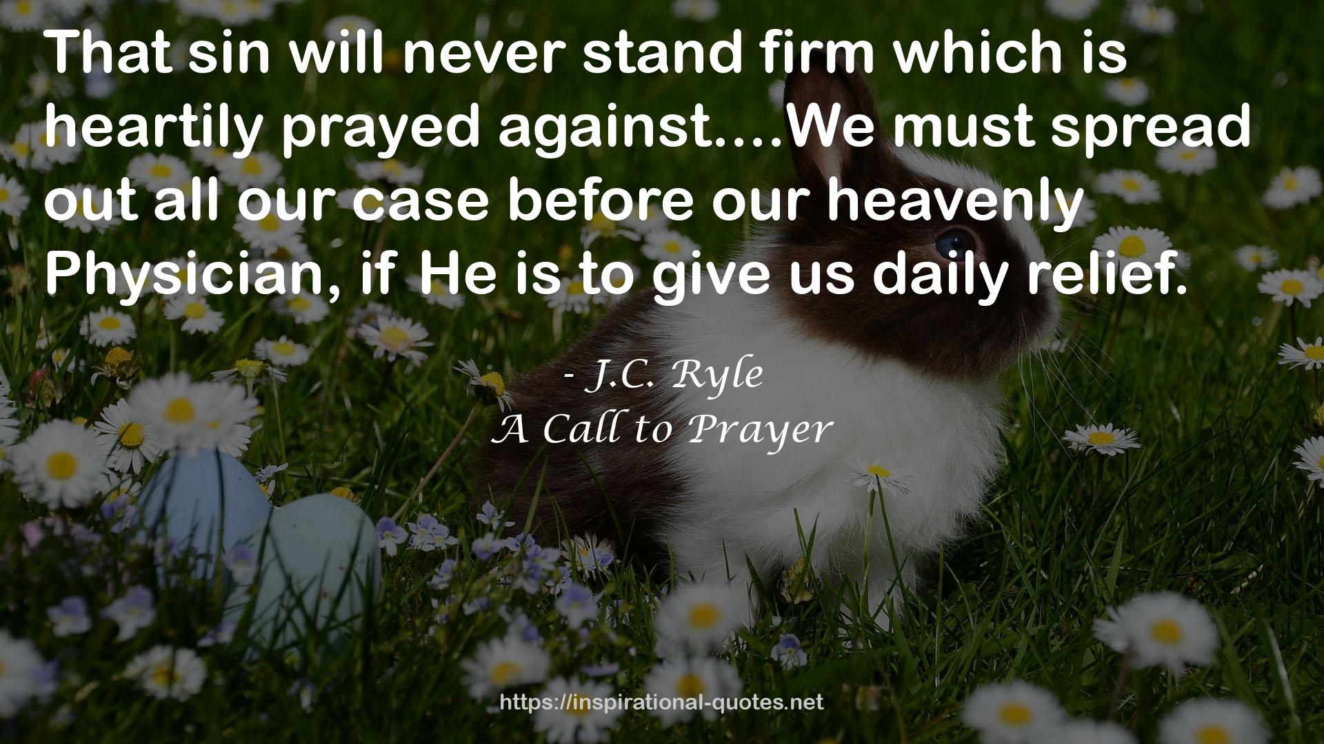 A Call to Prayer QUOTES