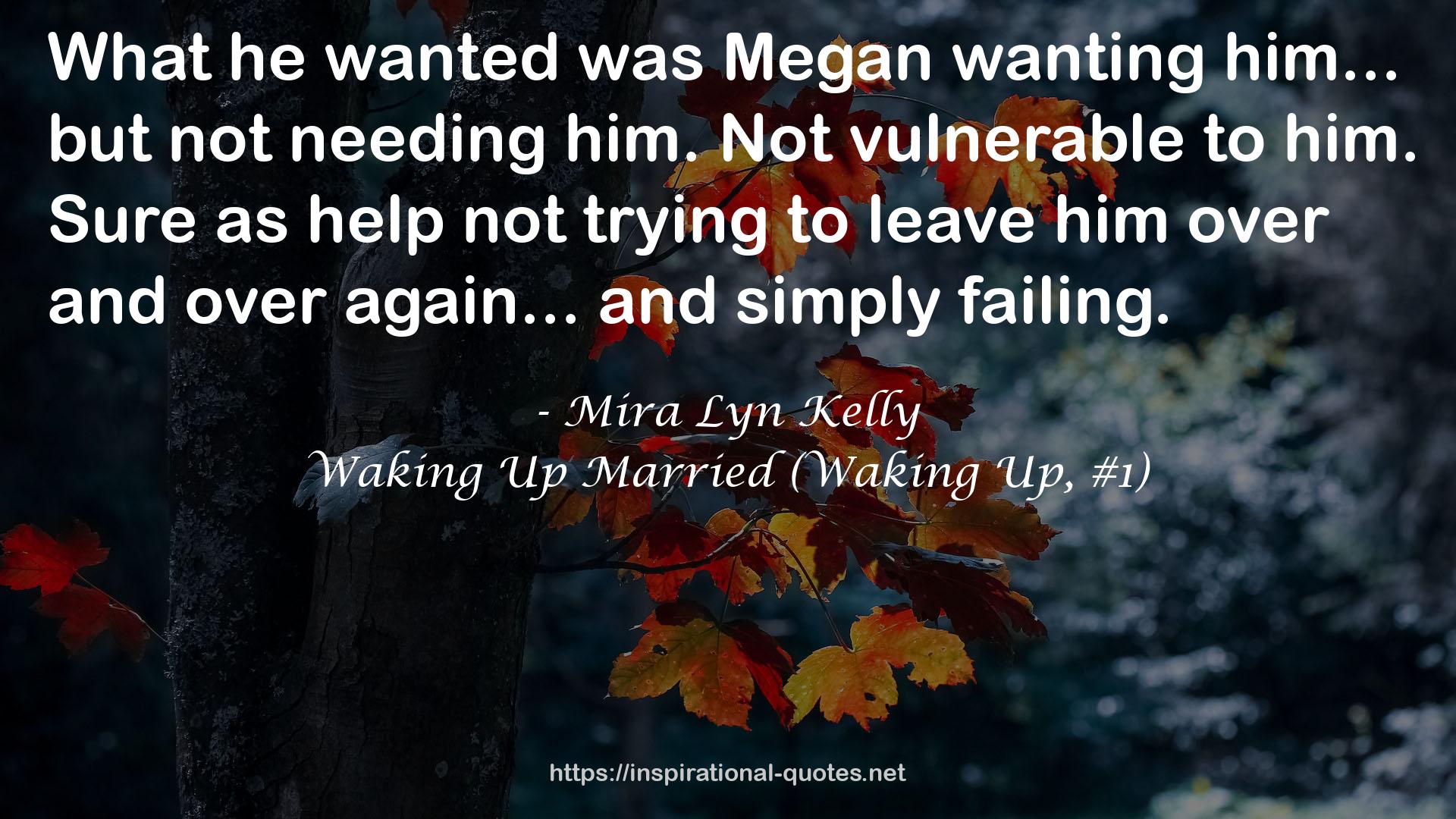 Waking Up Married (Waking Up, #1) QUOTES
