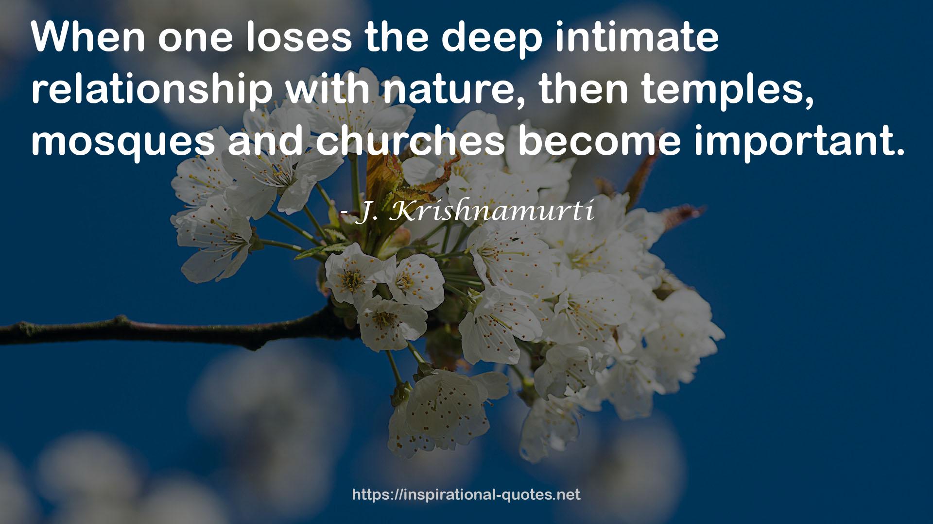 the deep intimate relationship  QUOTES