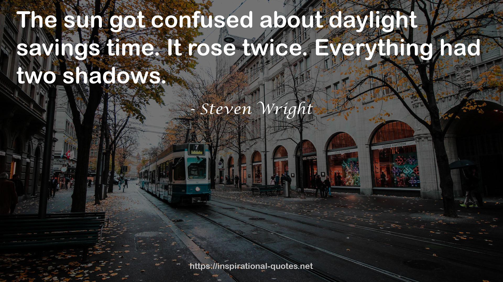 Steven Wright QUOTES