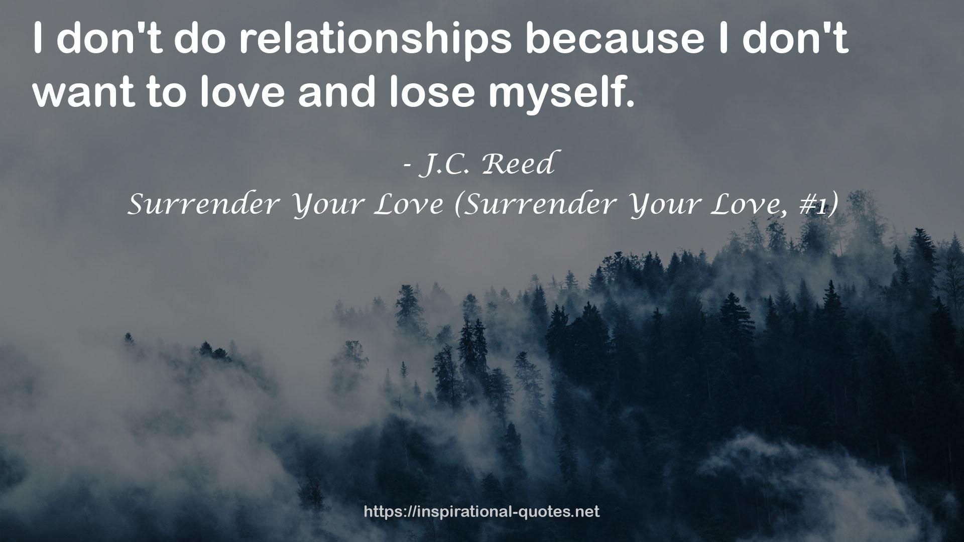 Surrender Your Love (Surrender Your Love, #1) QUOTES