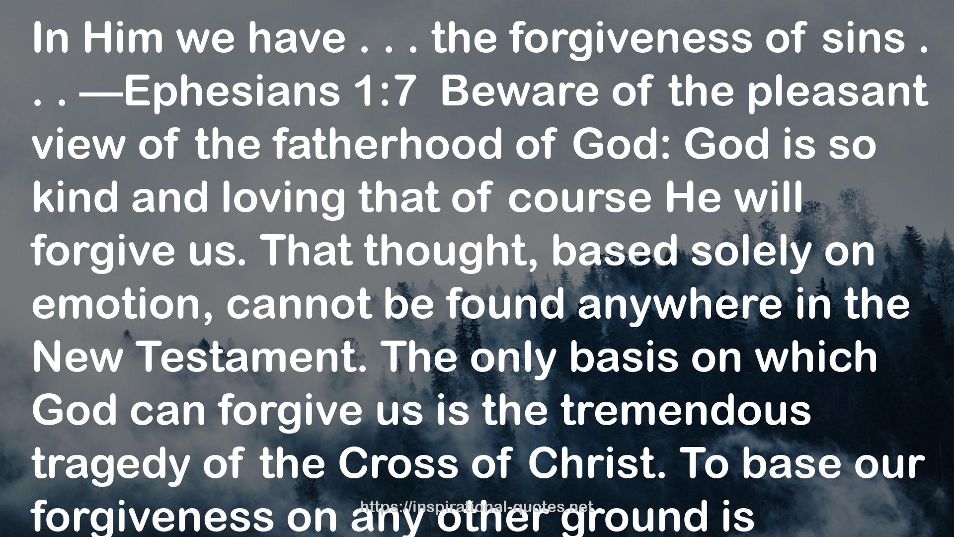 our forgiveness  QUOTES