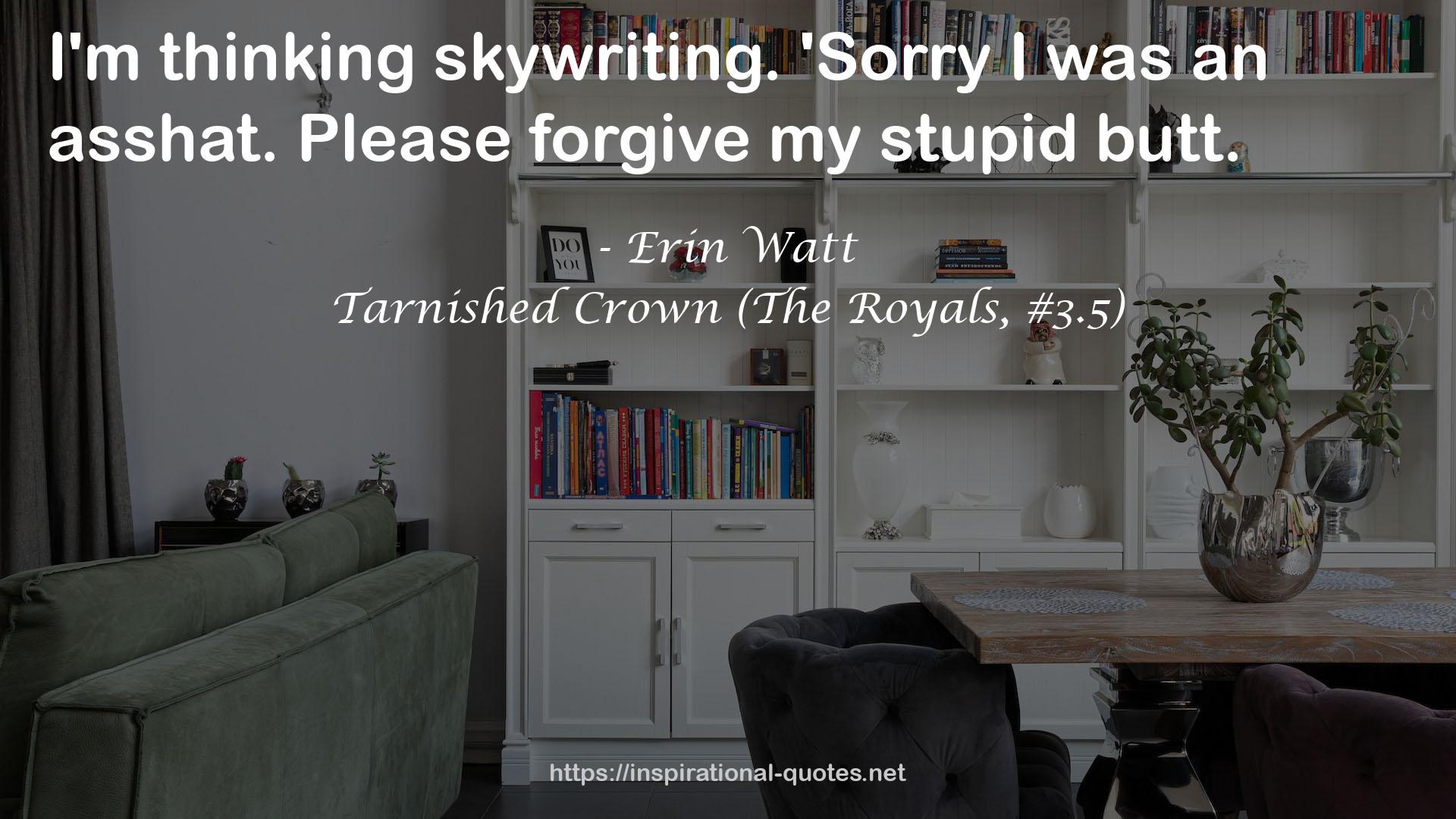 Tarnished Crown (The Royals, #3.5) QUOTES