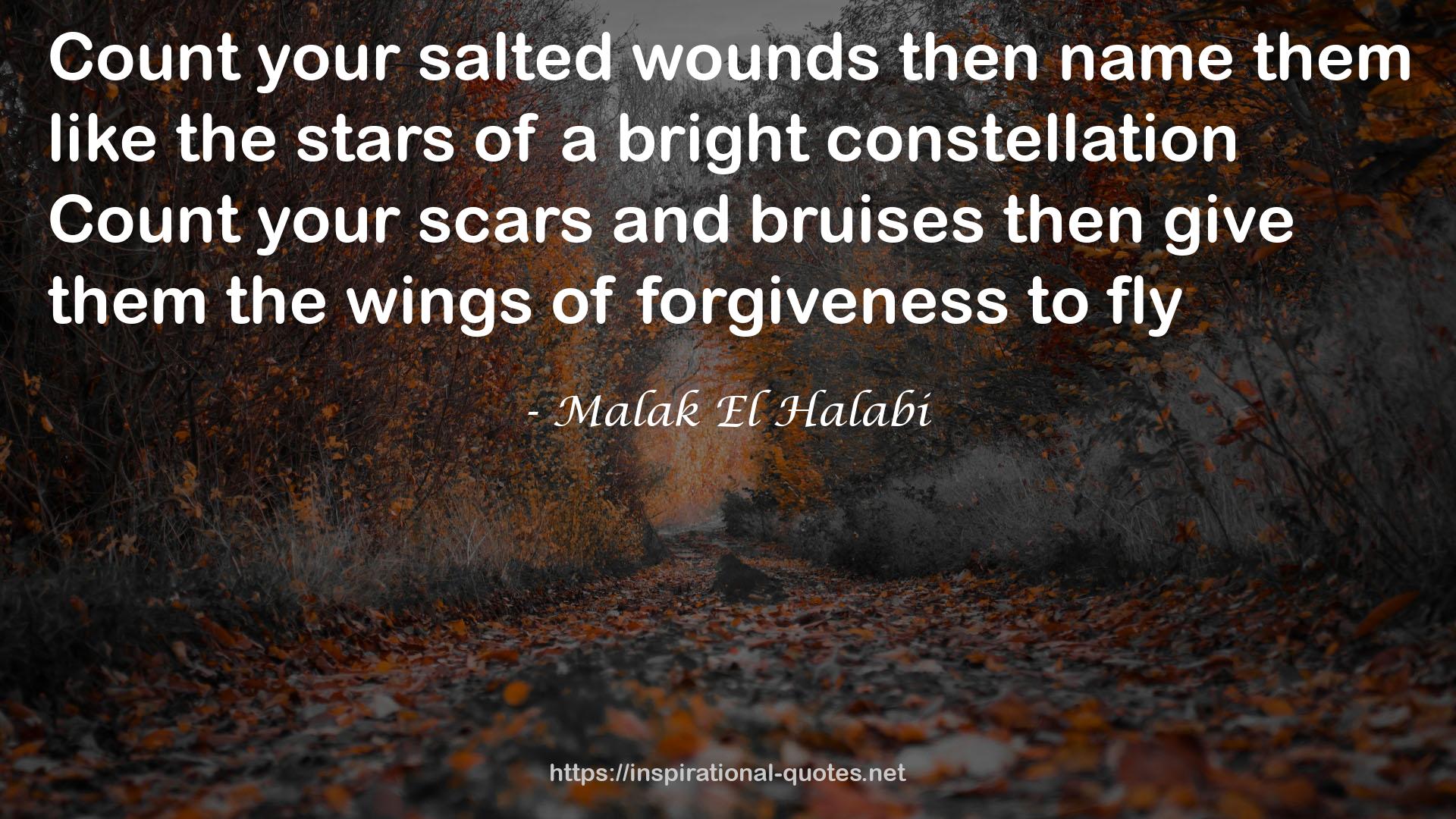 your salted wounds  QUOTES