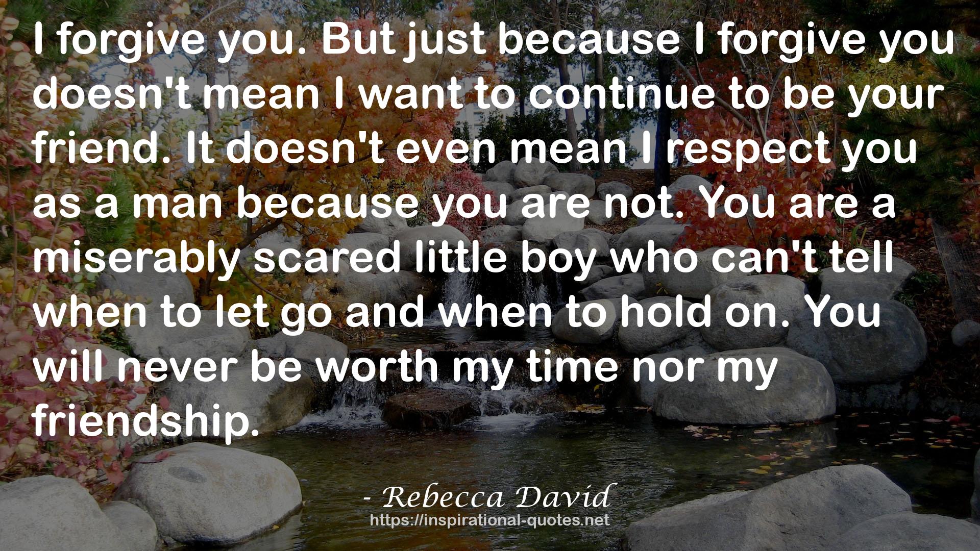 Rebecca David QUOTES