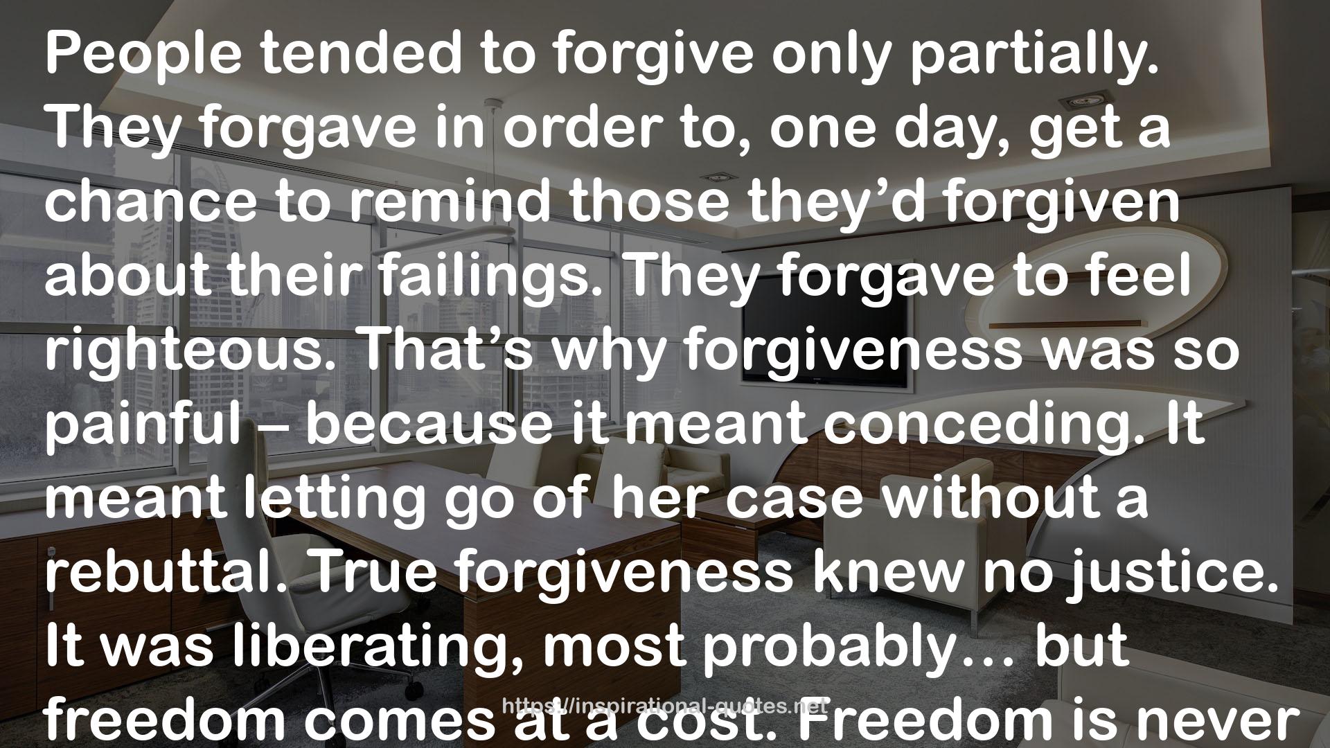 True Forgiveness  QUOTES