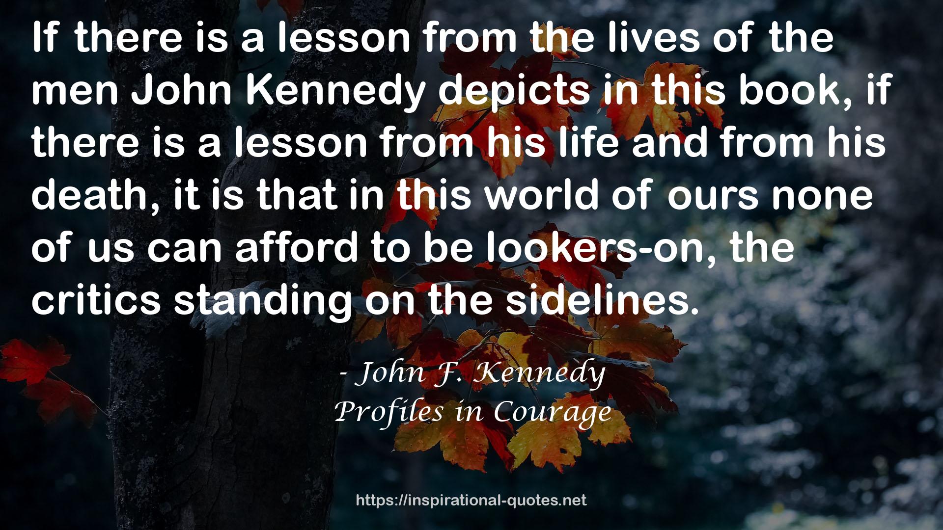 Profiles in Courage QUOTES