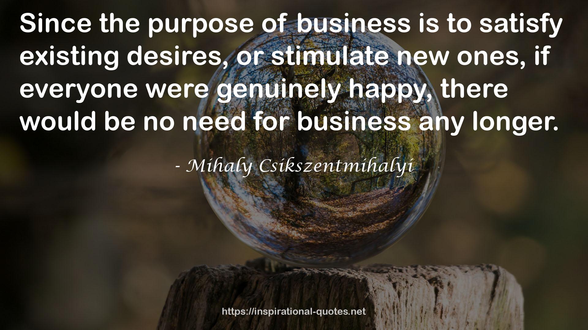 Mihaly Csikszentmihalyi QUOTES