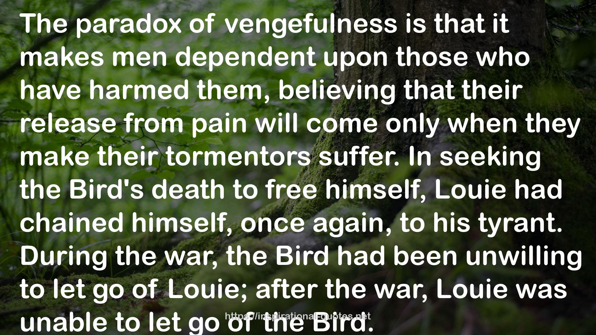 the Bird's death  QUOTES