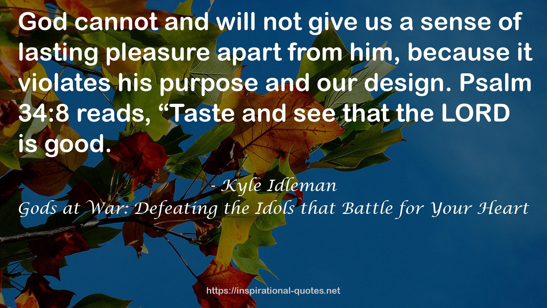 Kyle Idleman QUOTES