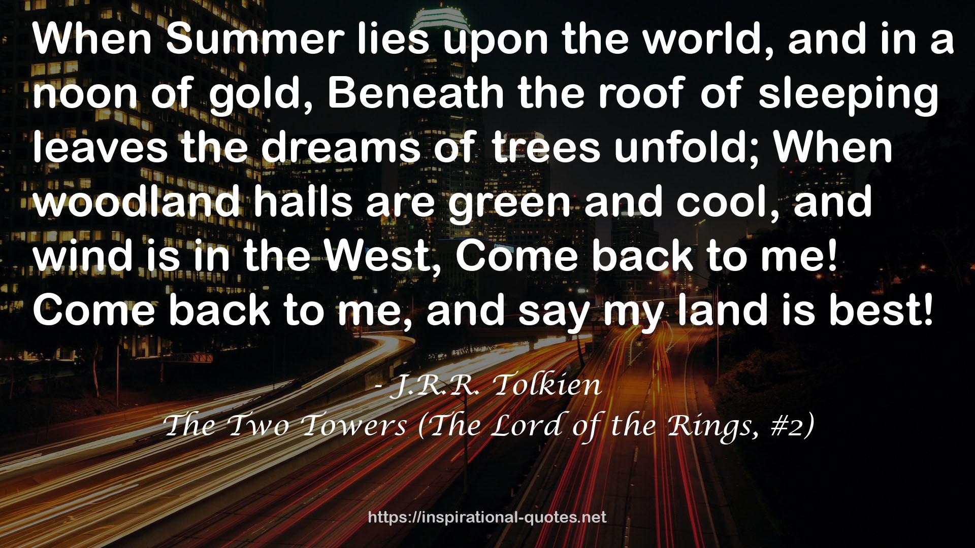 J.R.R. Tolkien QUOTES